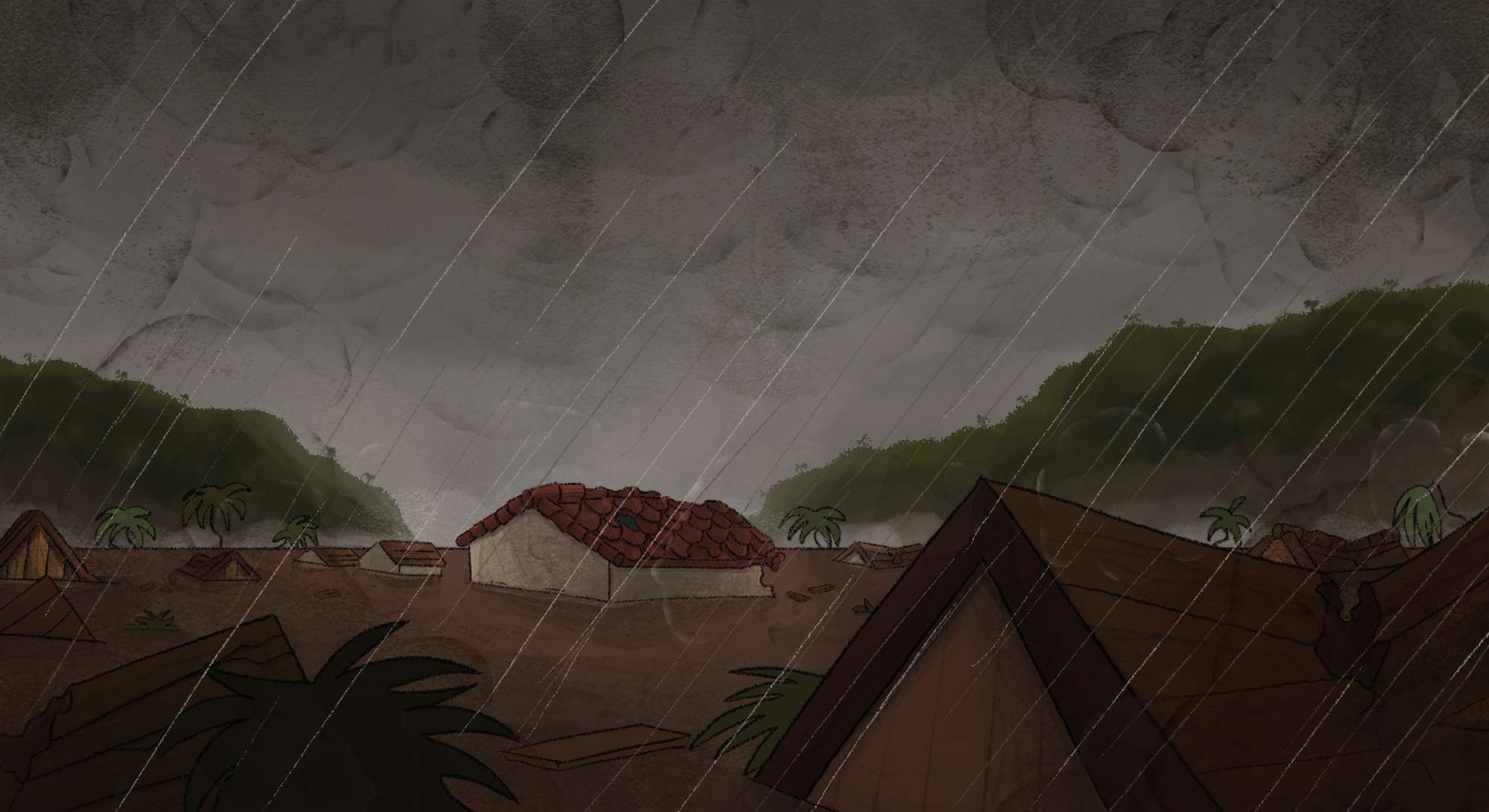 2022 | Inundated | Background Work. Made in collaboration with Jacaranda, Johnny, and Kylie