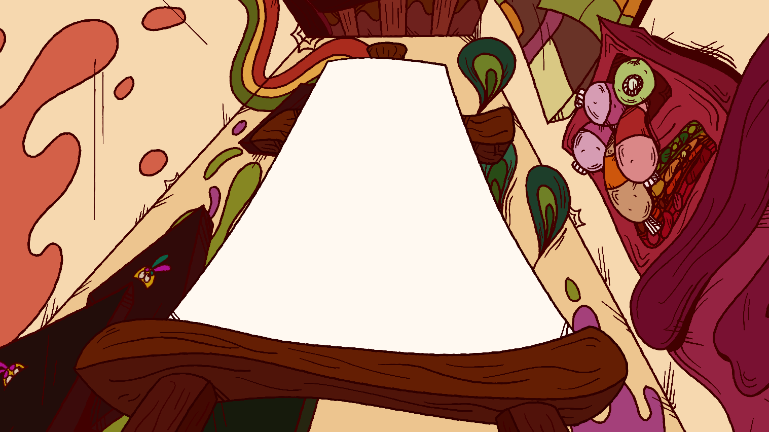 2023 | Cycladelic Conflict | Background Work. Made in collaboration with Aurelia