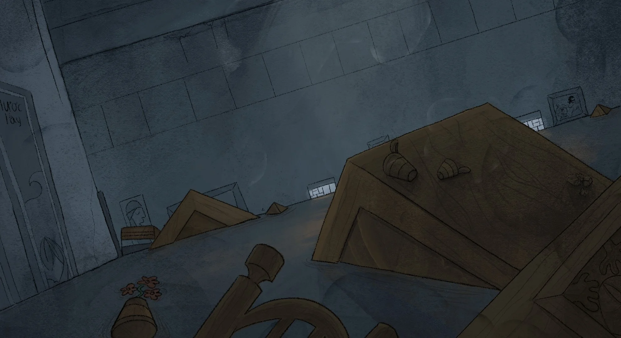 2022 | Inundated | Background Work. Made in collaboration with Jacaranda, Johnny, and Kylie