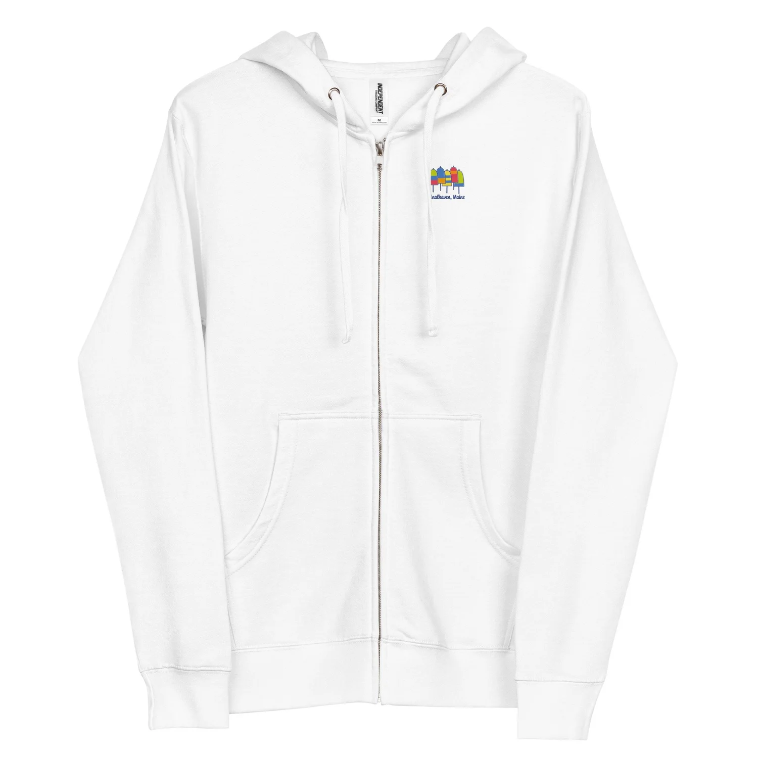 Light Colored Fleece Zip Up Hoodie (Unisex - 3 Color Options