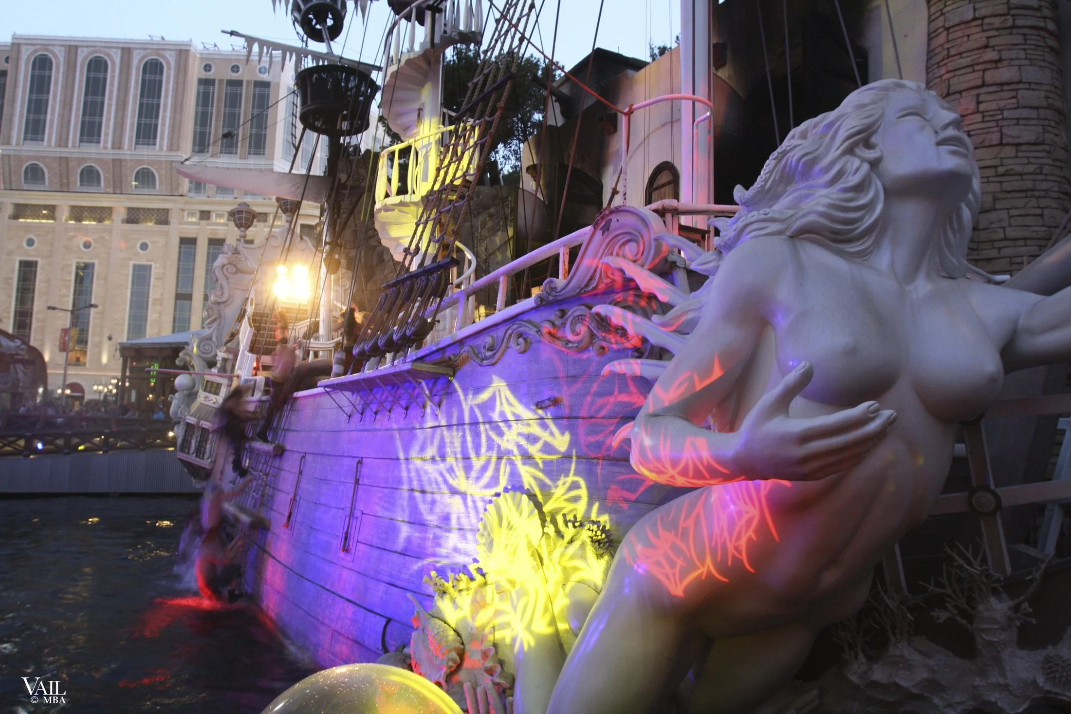 Treasure Island Pirate show on the Las Vegas Strip.
