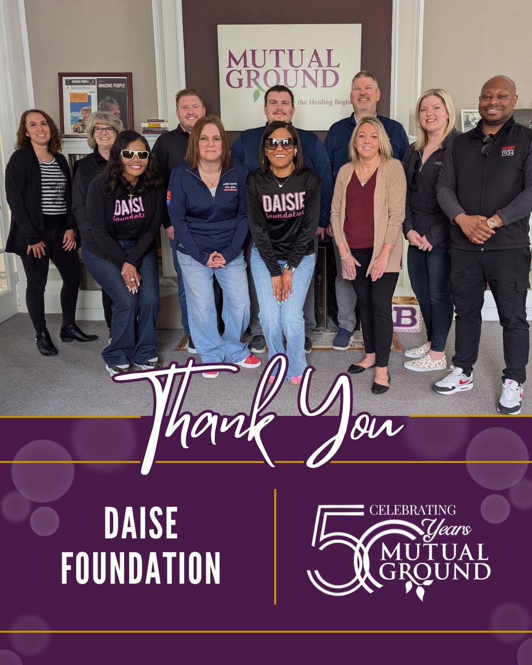 Thank you to the Daisie Foundation, in collaboration with Meijer, for generously donating much-needed personal care and self-care items to support the needs of our residents.
#MutualGround #DaiseFoundation #Meijer #ThankYou
