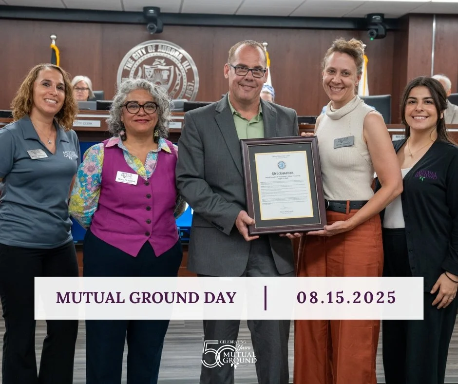 Happy Mutual Ground Day, Aurora!
During Tuesday's City Council Meeting, the city of Aurora honored Mutual Ground for its 50 years of service to the community of Aurora and proclaimed August 15, as Mutual Ground Day in the City of Aurora!
Thank you