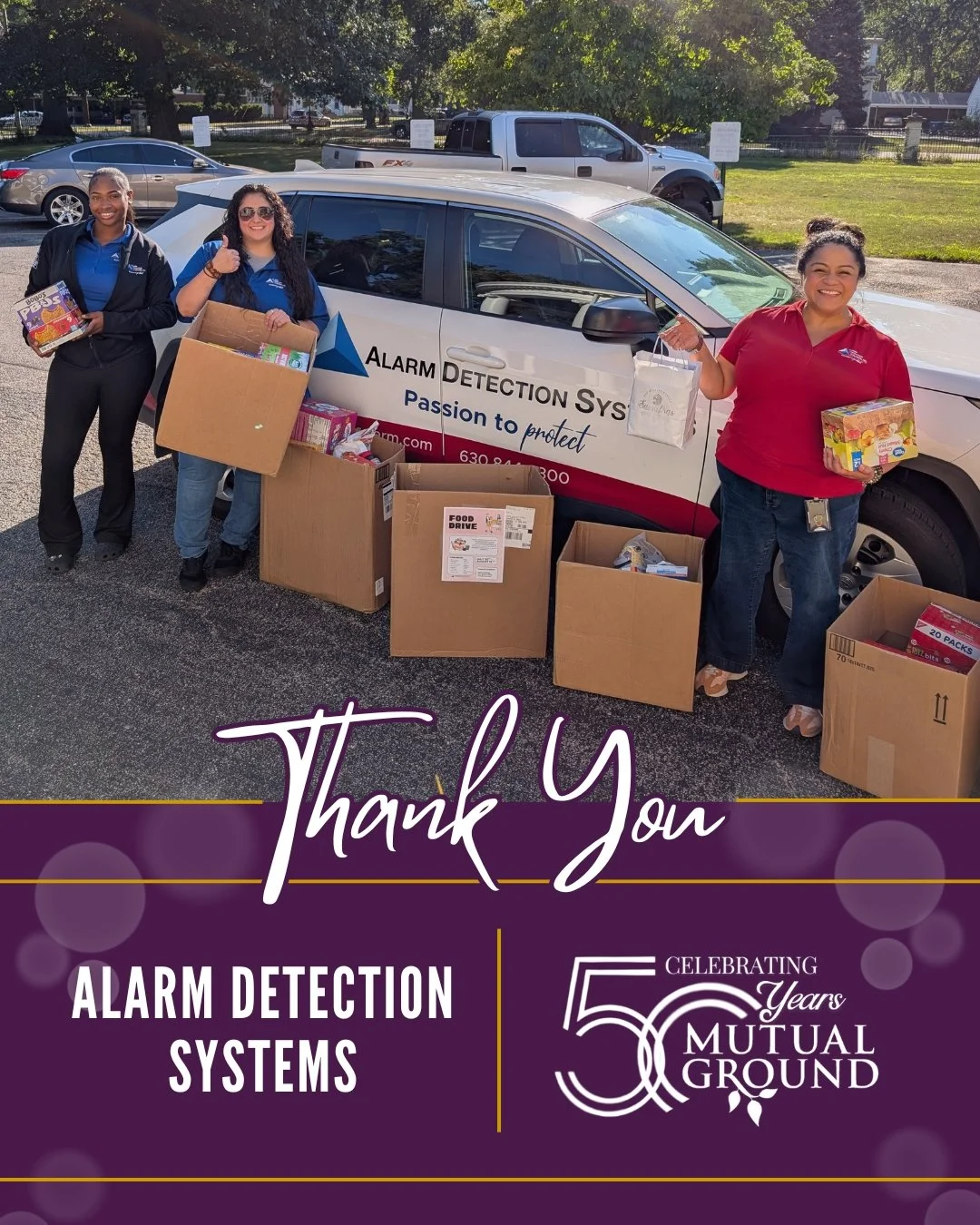 A huge thank you to Alarm Detection Systems for supporting our pantry with their generous donation!
#MutualGround #AlarmDetectionSystems #ThankYou