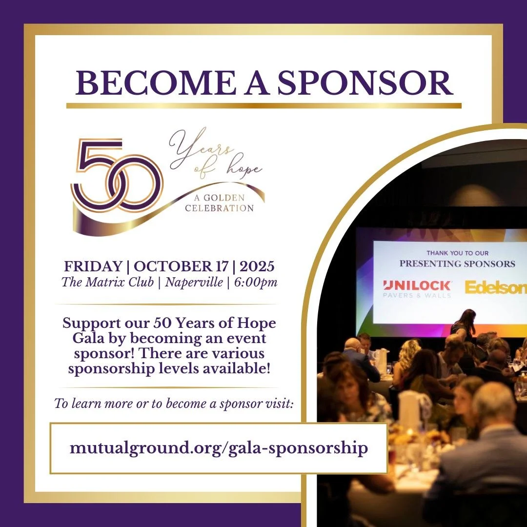 ✨ Become a Sponsor for Mutual Ground’s 50 Years of Hope Gala! ✨
As a sponsor you’re doing more than supporting a milestone celebration—you’re standing with a community dedicated to empowering individuals impacted by domestic
