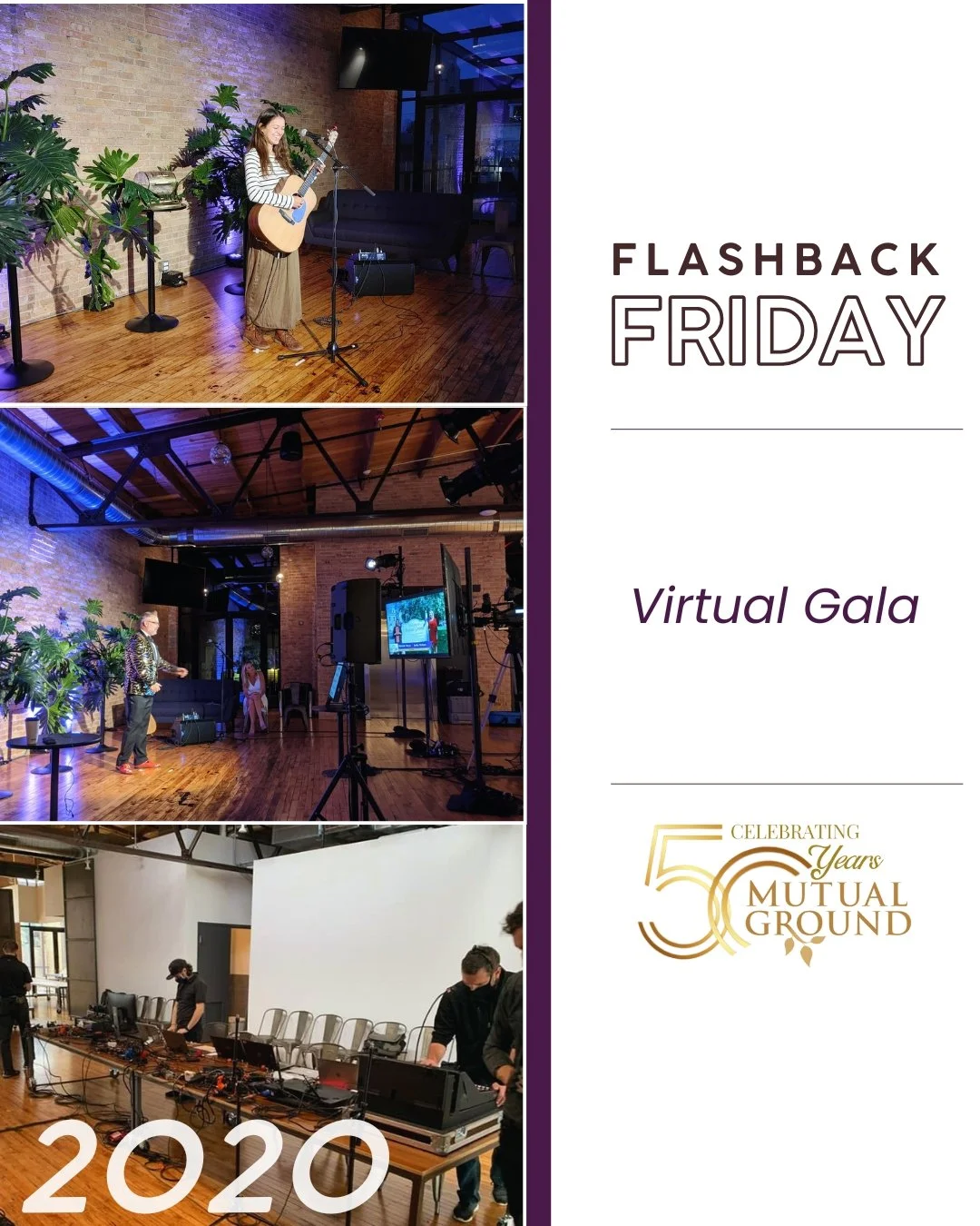 ⭐Flashback Friday⭐
Today, we're looking back and remembering a time during the COVID-19 pandemic when Mutual Ground had to reimagine its Annual Gala—turning what was once a in-person celebration into a heartfelt virtual event.
We’re inc