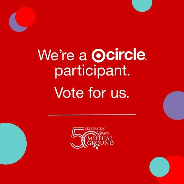 π’ Tomorrow, September 30th, is the FINAL day to vote for Mutual Ground on Target Circle!
Help support Mutual Ground by casting your vote through Target Circle and directing a portion of Target’s donation our way. Every vote counts! π―
Here&r