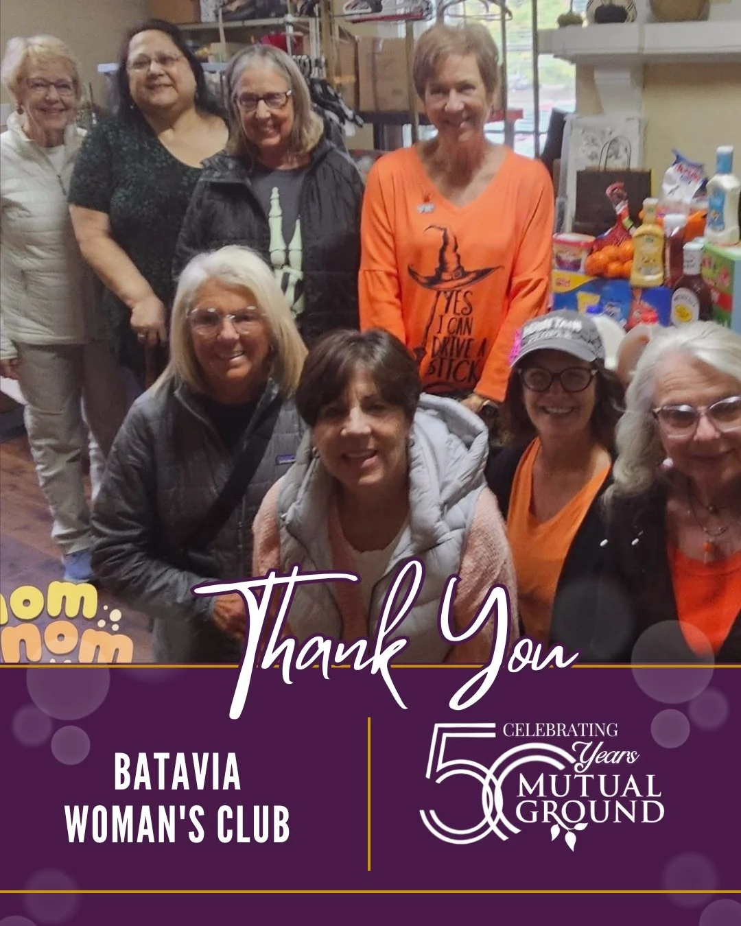 A big thank you to the Batavia Woman&rsquo;s Club for participating in Mutual Ground&rsquo;s Meal Train! They generously brought over delicious goodies and much-needed supplies for our shelter.

#MutualGround #BataviaWomansClub #MealTrain #ThankYou