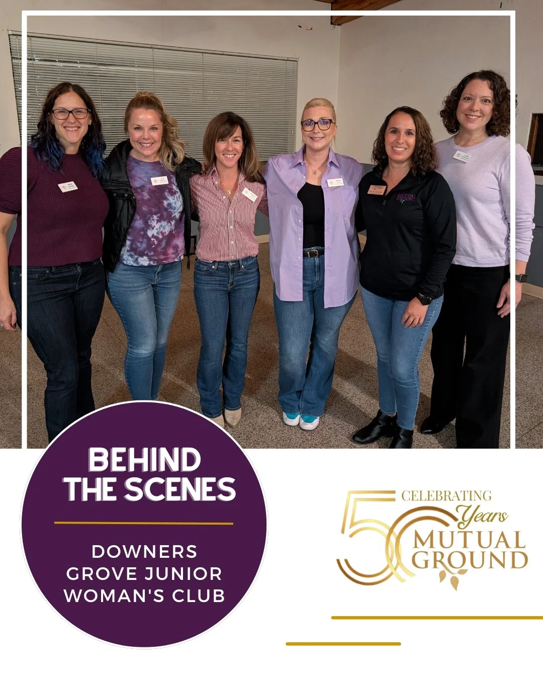 Our Advancement Director, Betsy Santana, had the pleasure of speaking about Mutual Ground at a meeting of the Downers Grove Junior Woman&rsquo;s Club! We&rsquo;re grateful for the invitation and the opportunity to share our mission with such a suppor