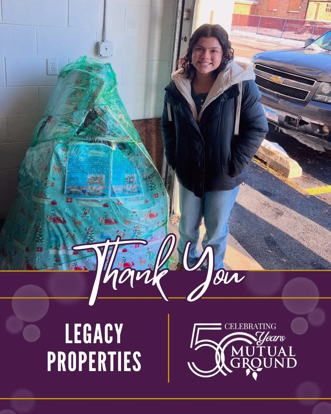 We are incredibly grateful to Legacy Properties for contributing gifts to support our Winter Wonderland Shoppe! Your generosity helps ensure families in our community experience  holiday magic this season!

#MutualGround #LegacyProperties #ThankYou