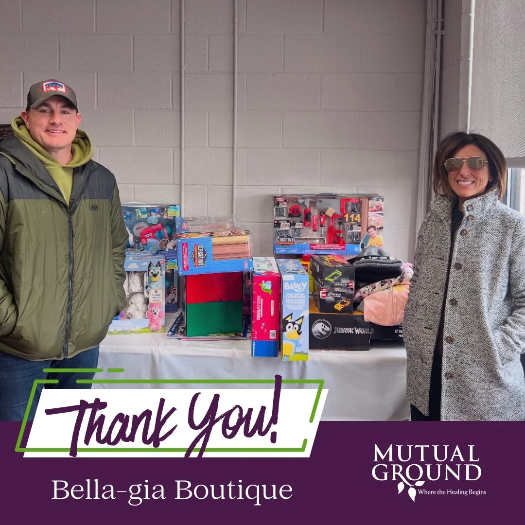 Thank you Bella-gia Boutique for spreading holiday magic with your toy donation to our Winter Wonderland Shoppe! 

#MutualGround #BellagiaBoutique #ThankYou