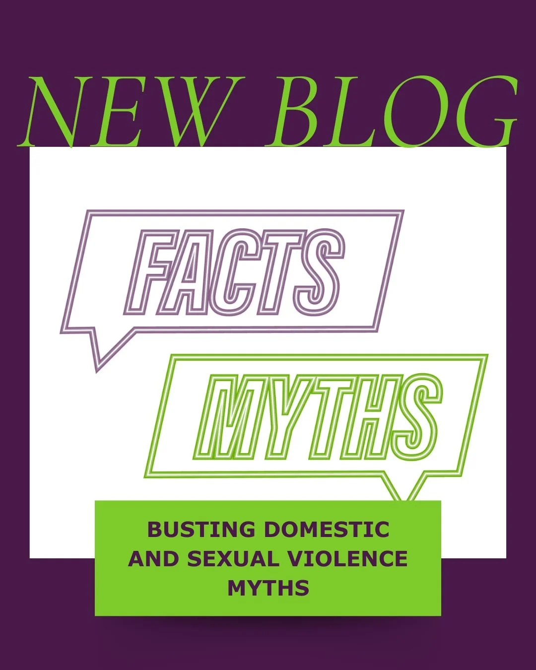Myths about domestic and sexual violence stop real understanding &mdash; and real change &mdash; from happening. 🤍 In our latest blog, Busting Domestic and Sexual Violence Myths, we shine a light on common misconceptions and share the realities surv