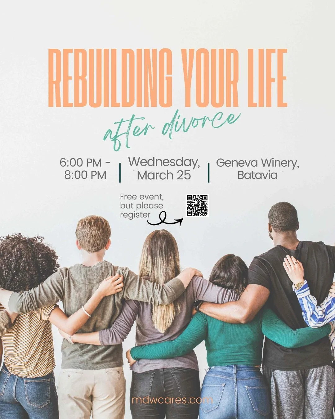 Support during divorce means having the right resources in the room. 💜

We&rsquo;re grateful to be invited to participate in the Rebuilding Your Life After Divorce Workshop, where Mutual Ground will be present to share information, answer questions,