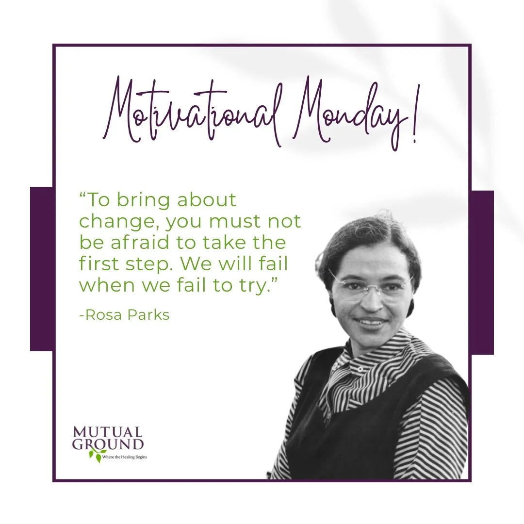 ✨Motivational Monday✨

&ldquo;To bring about change, you must not be afraid to take the first step. We will fail when we fail to try.&rdquo; ~ Rosa Parks

As a civil rights activist, Rosa Parks showed incredible courage by standing (and sitting) for 