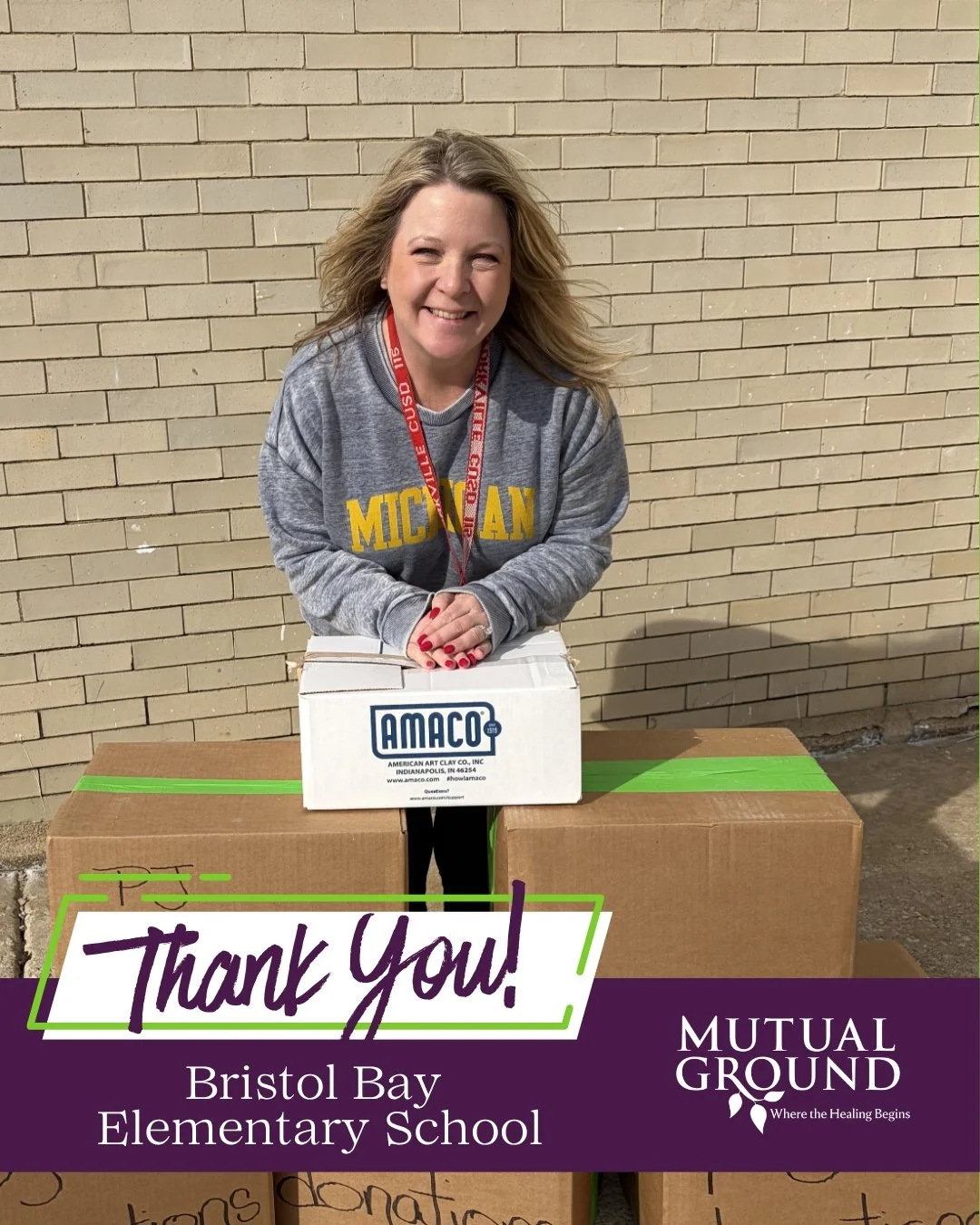 💜 Thank you, Bristol Bay Elementary School, for your generous donation of pajamas!

Your kindness brings comfort to the individuals and families we serve, and we are so grateful for your support.

#MutualGround #Gratitude #ThankYou