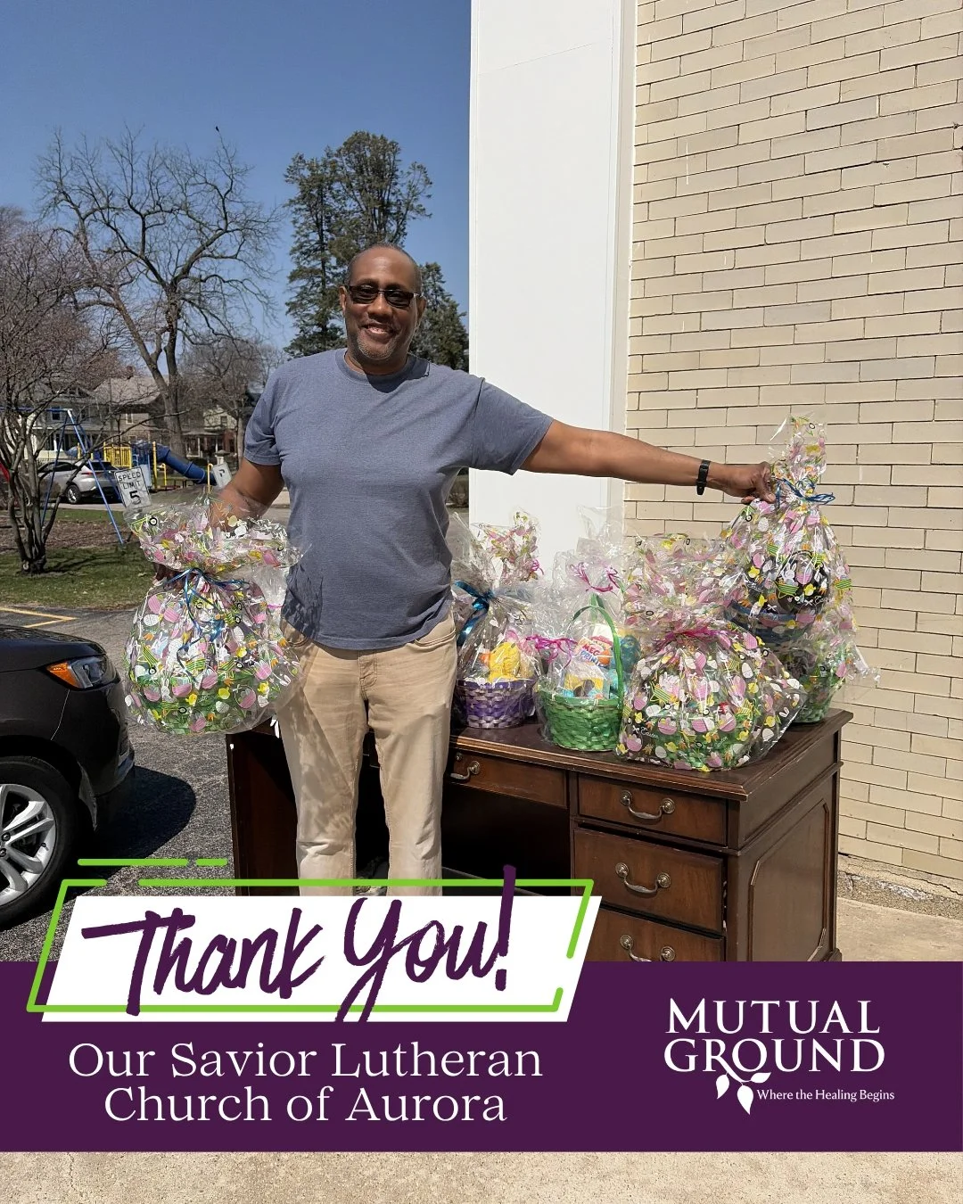 💜 Thank you, Our Savior Lutheran Church of Aurora, for the amazing Spring baskets to support the children we serve!

Your generosity will bring smiles to children&rsquo;s faces during difficult times, and we are so grateful for your kindness.

#Mutu