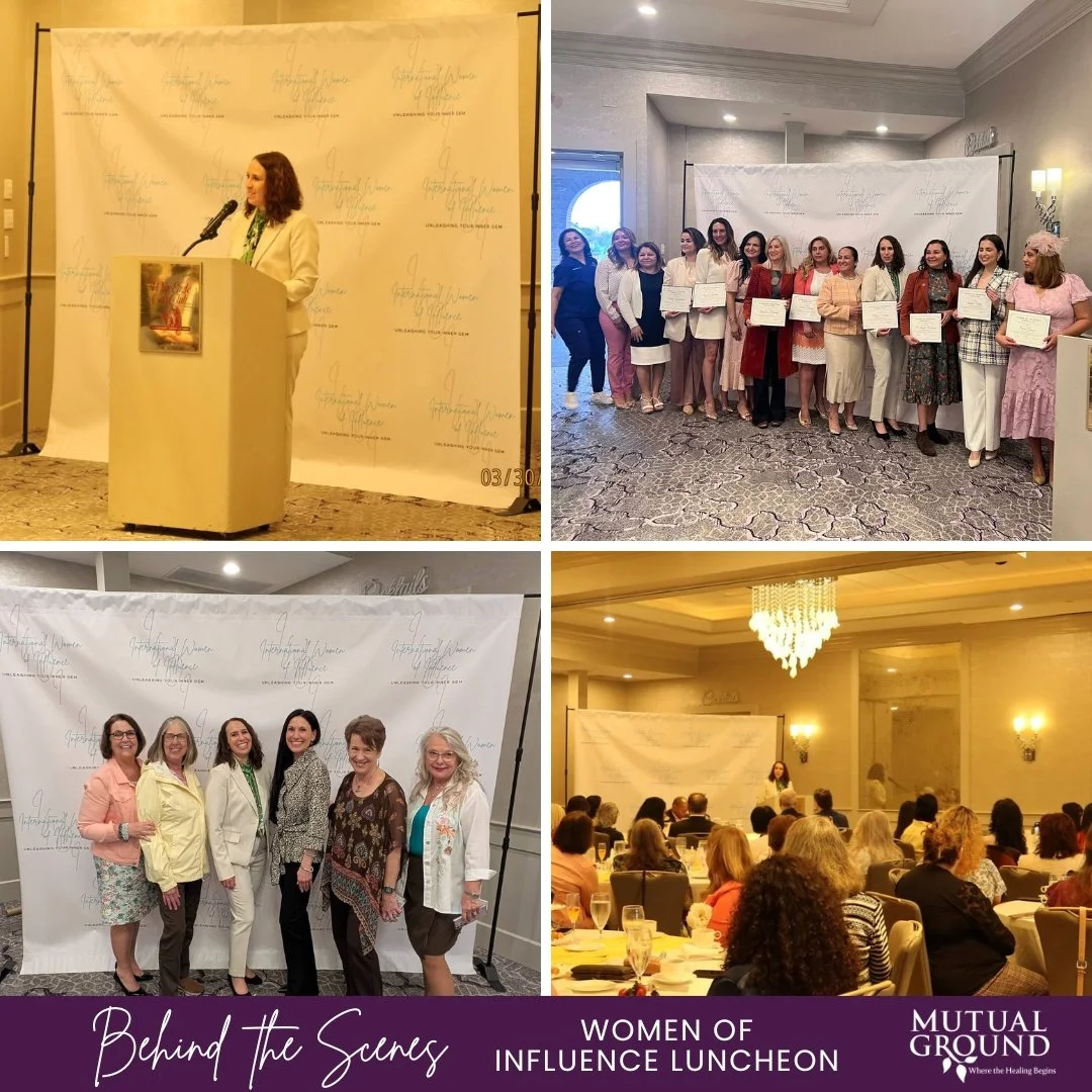 🌟 BEHIND THE SCENES🌟 

Mutual Ground was represented at the Women of Influence Luncheon hosted by the Aurora Hispanic Chamber of Commerce, where our Advancement Director, Betsy Santana, served as the keynote speaker.

Centered on the theme &ldquo;S