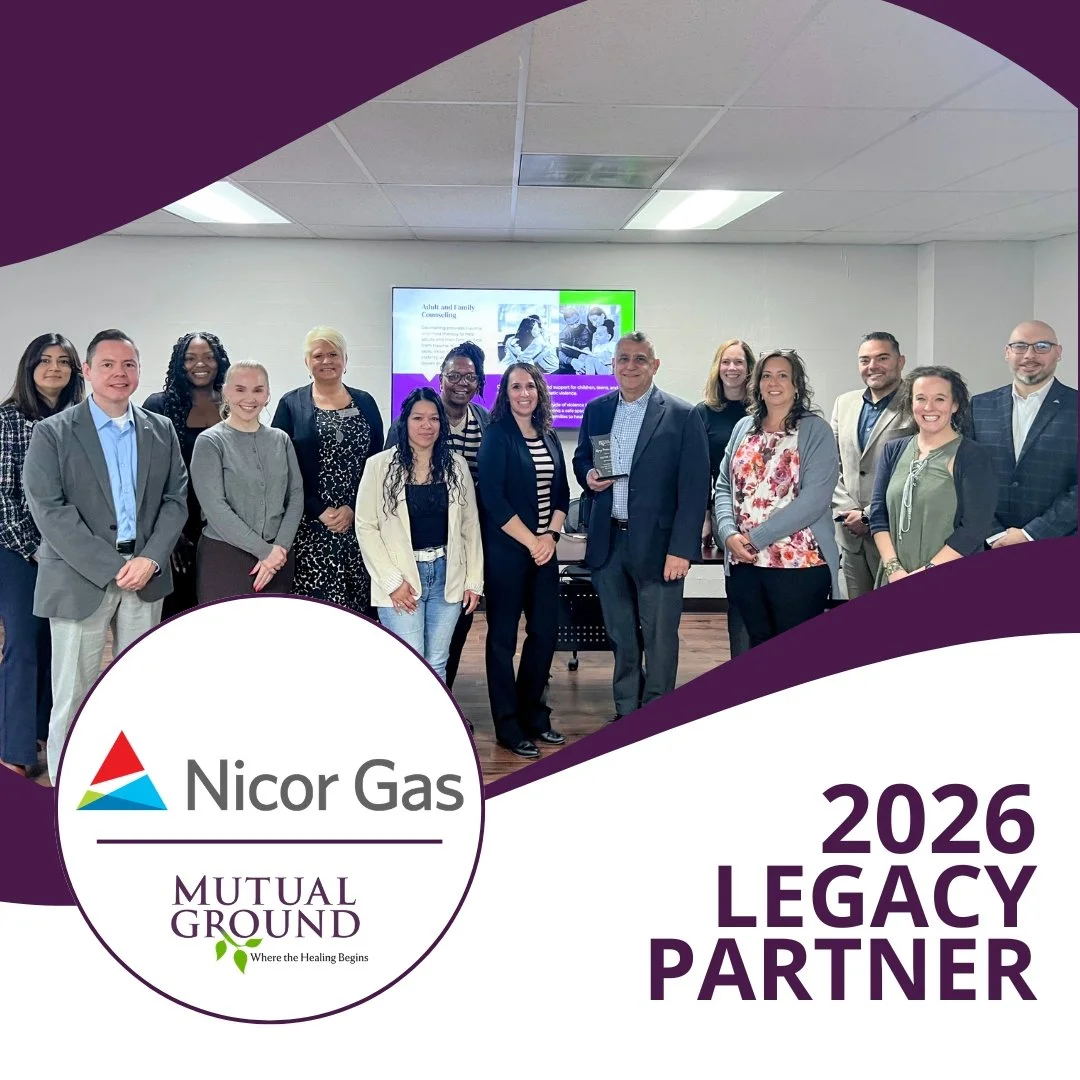 💜 Mutual Ground recognizes Nicor Gas as a Legacy Corporate Partner!

Mutual Ground is proud to recognize Nicor Gas as our first-ever Legacy Corporate Partner, honoring their extraordinary, long-term commitment to our mission. This distinction celebr
