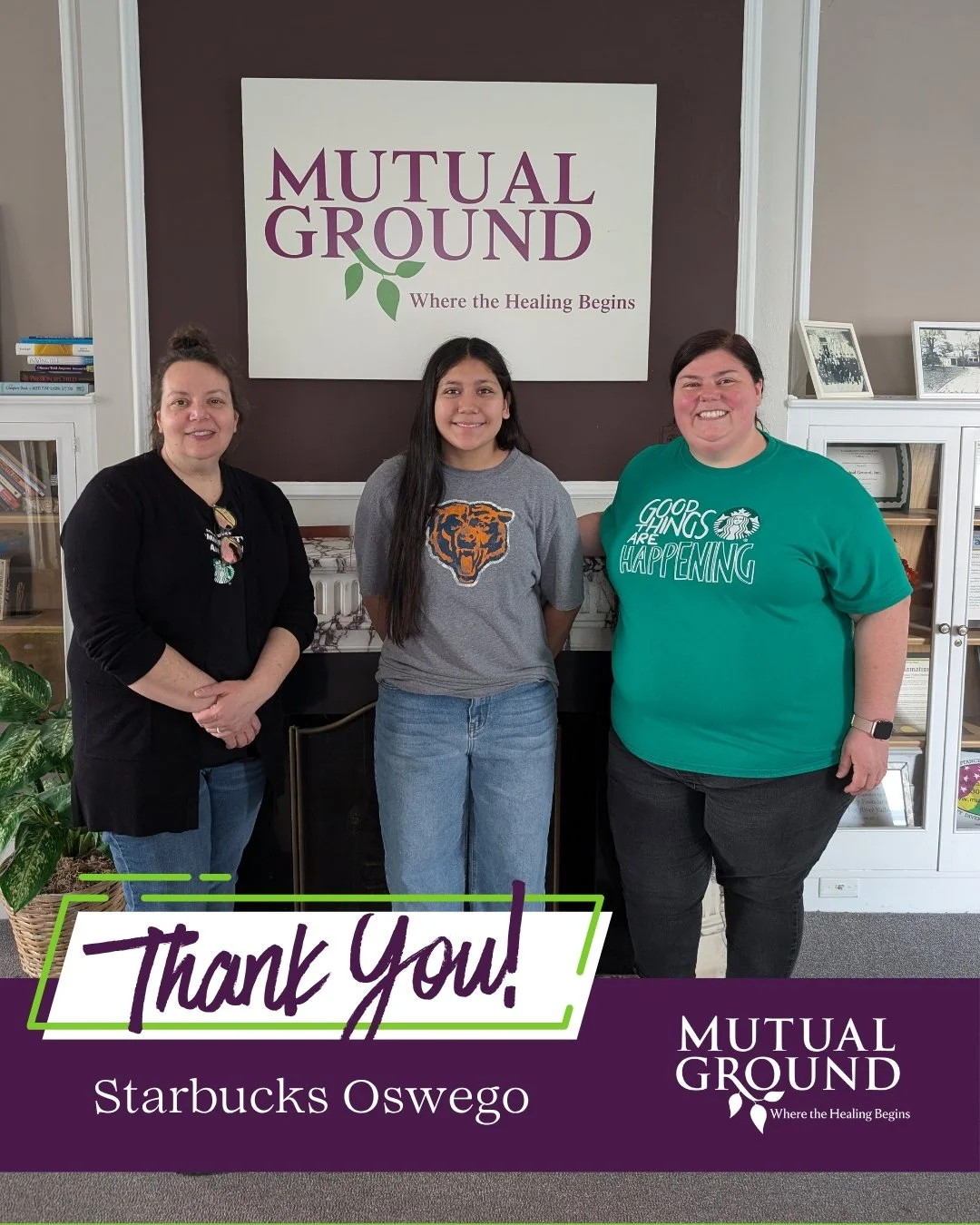 💜 Thank you to the team from Starbucks in Oswego for helping us flip our clothing closet in preparation for summer!

Your support ensures that the individuals and families we serve have access to seasonally appropriate clothing when they need it mos