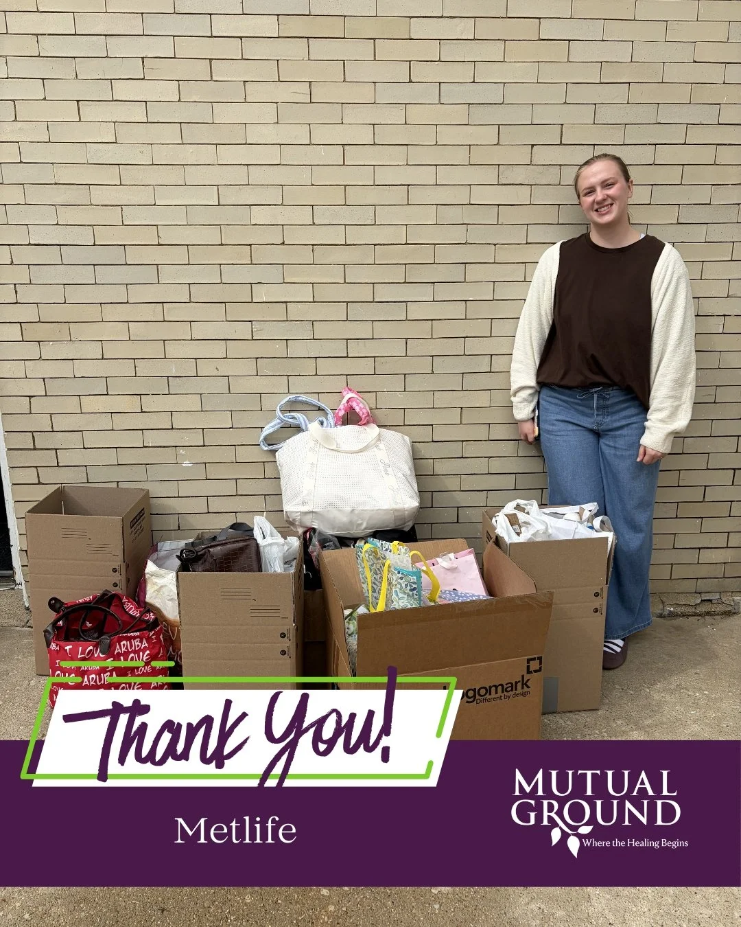 💜 Thank you to MetLife for your generous donation of Mother&rsquo;s Day gifts!

Your kindness will help make Mother&rsquo;s Day extra special for the mothers we serve. We are so grateful for your support and partnership.

#Gratitude #ThankYou