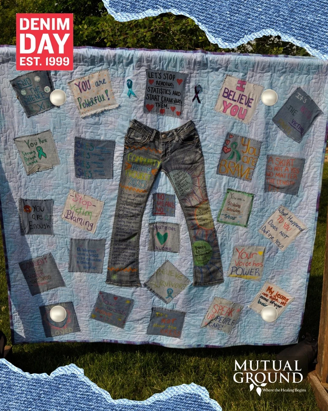 👖 Denim Day is more than wearing jeans &mdash; it&rsquo;s about standing together against victim blaming and showing support for survivors of sexual violence. 💙

Today, we wear denim to raise awareness, spark conversations, and remind survivors tha