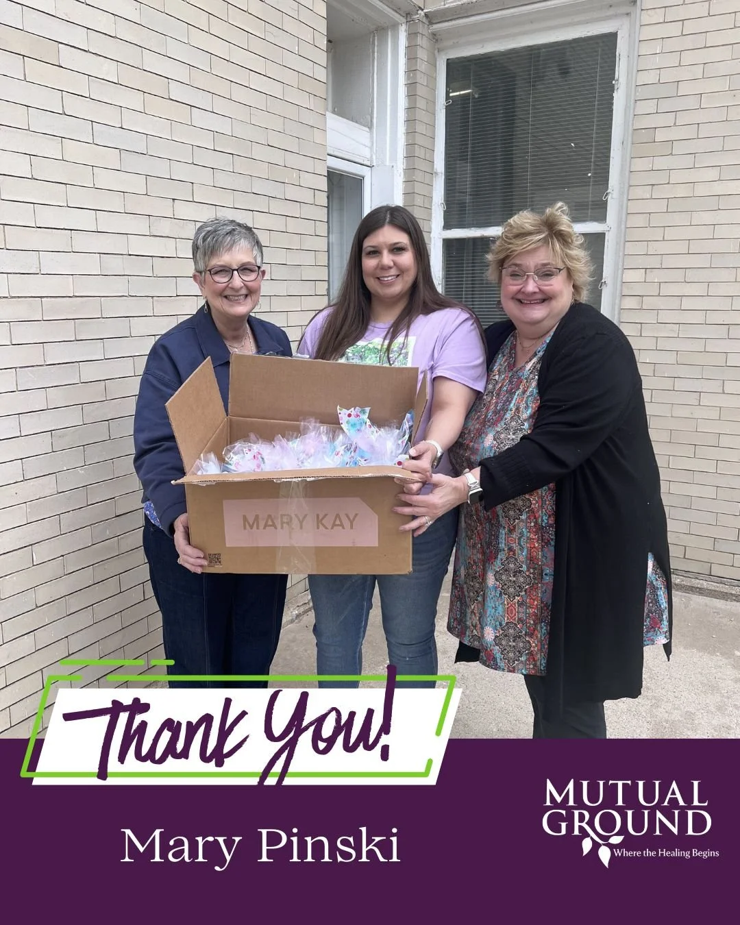 Shoutout to Mary Pinski for spreading Mother&rsquo;s Day joy with donated Mary Kay gift bags! 💐✨ We appreciate you!

#Grateful #Thankyou #mothersday