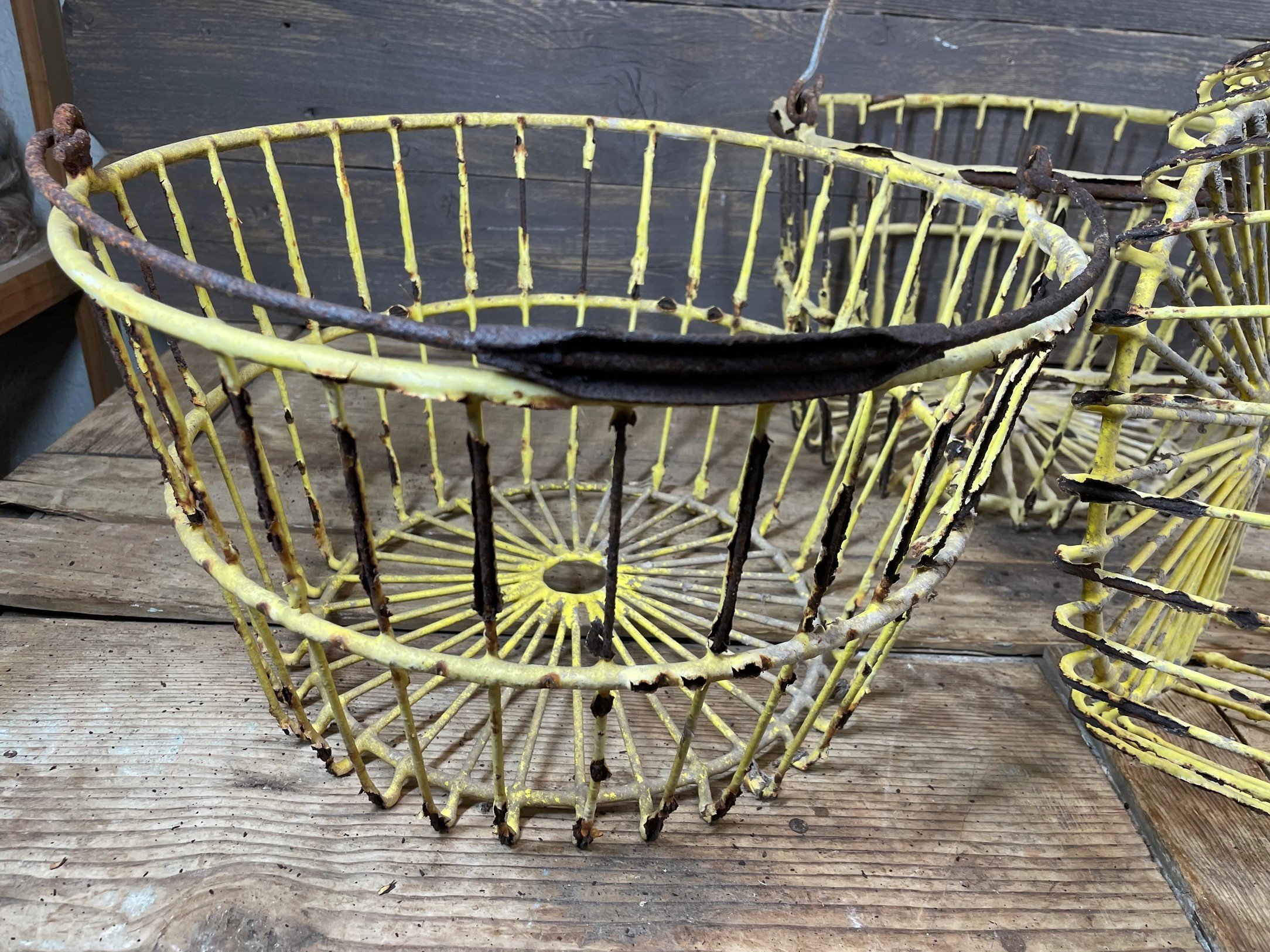 Extra Large Vintage Egg Collecting Basket
