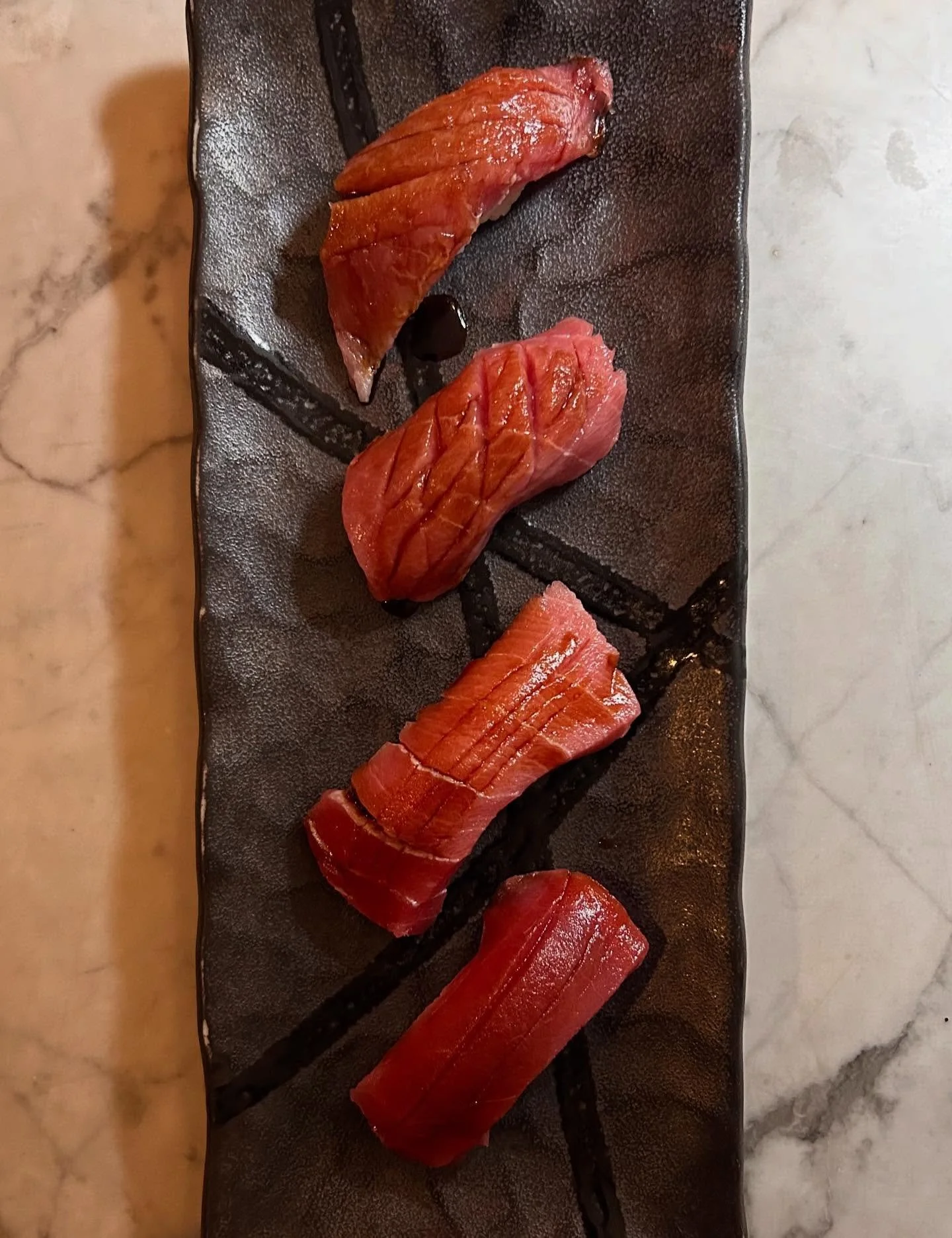 More and more amor(tuna)!! If you can&rsquo;t get enough of one particular piece in your omakase, don&rsquo;t be shy to order one, or a few more.😉✨