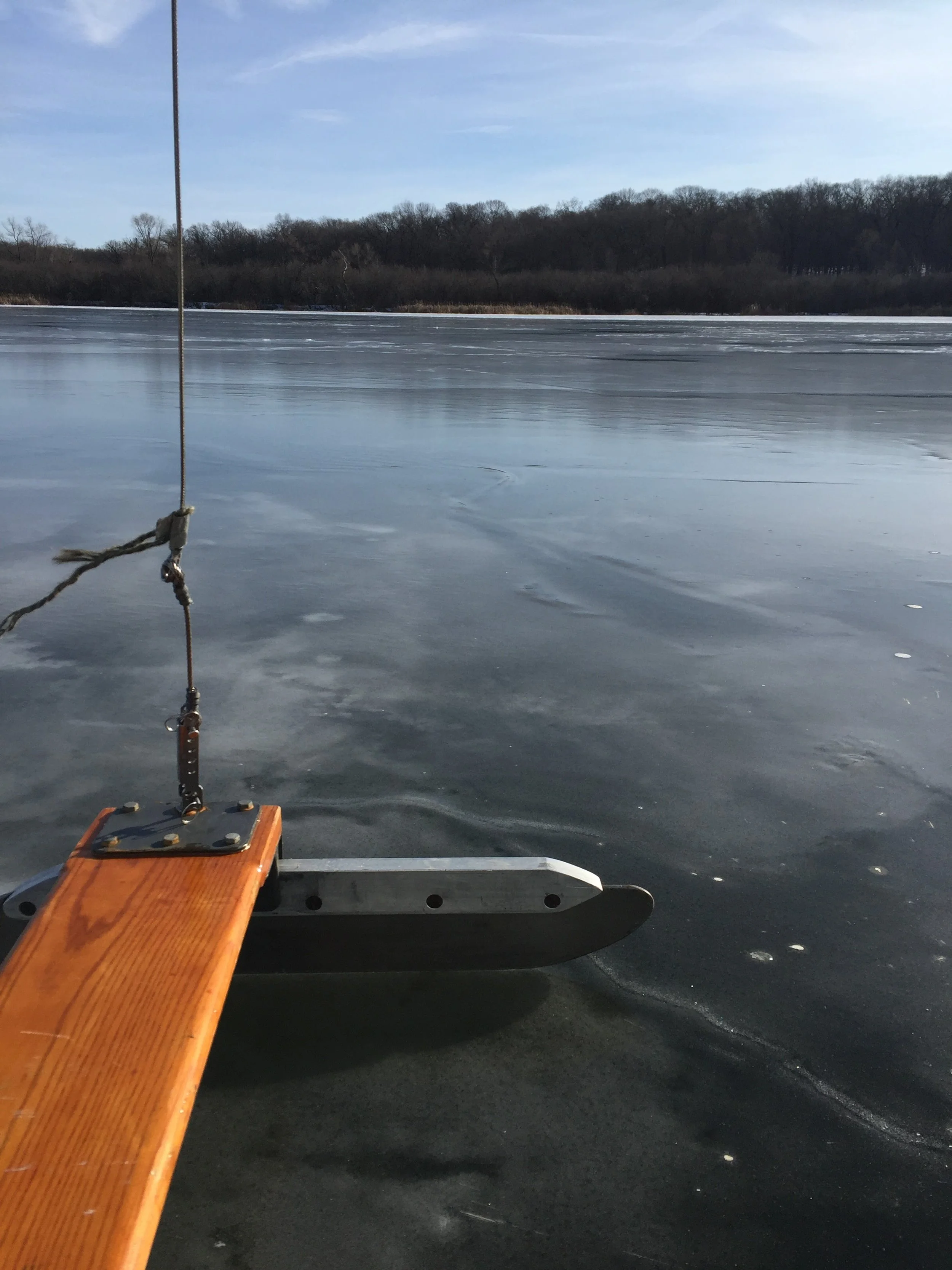 Ice Boating Lake Wingra (Photo by Brad Boyce)
