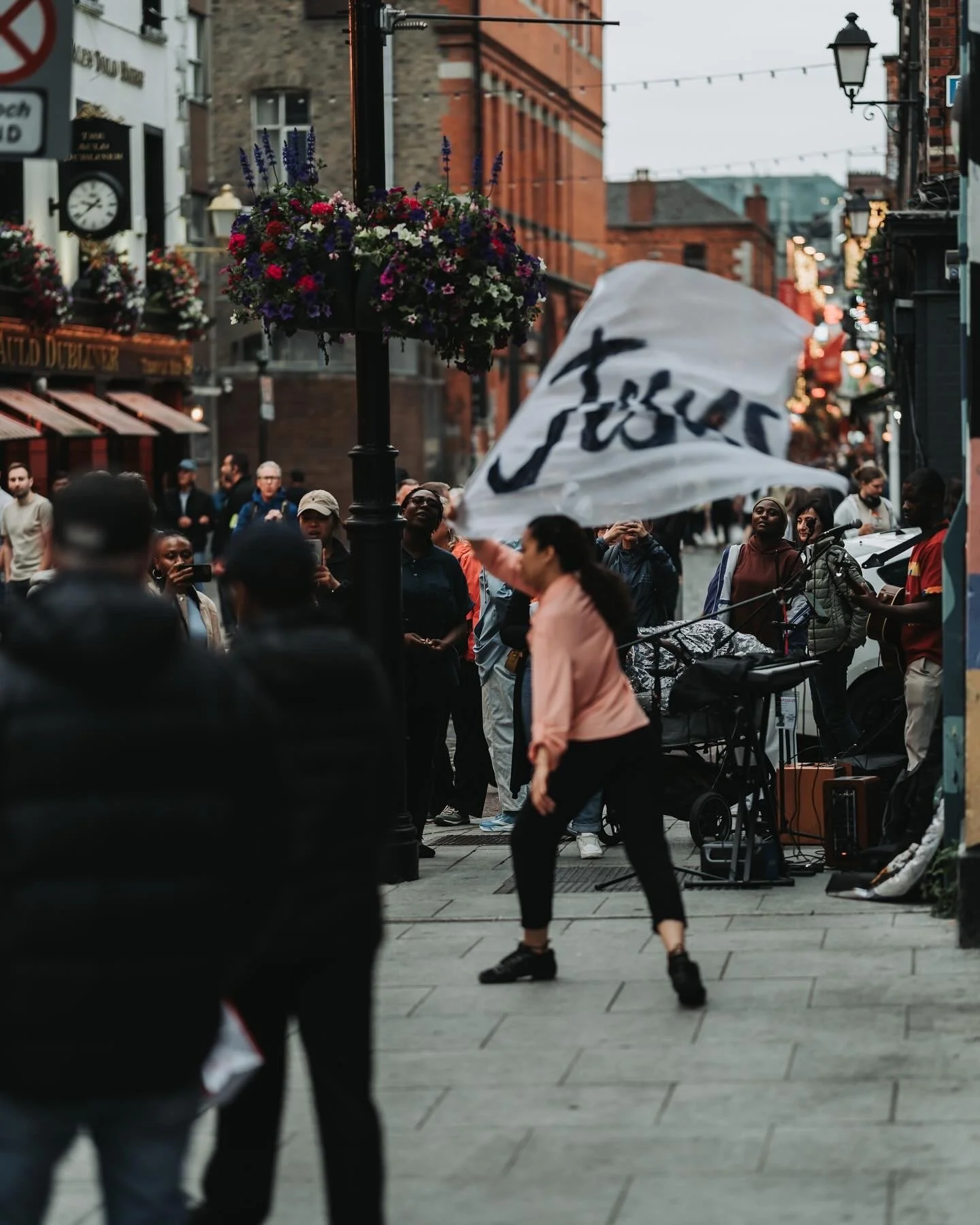 Part of our street outreaches have mobilised dance and worship teams from local churches to draw people to hear the Gospel message.