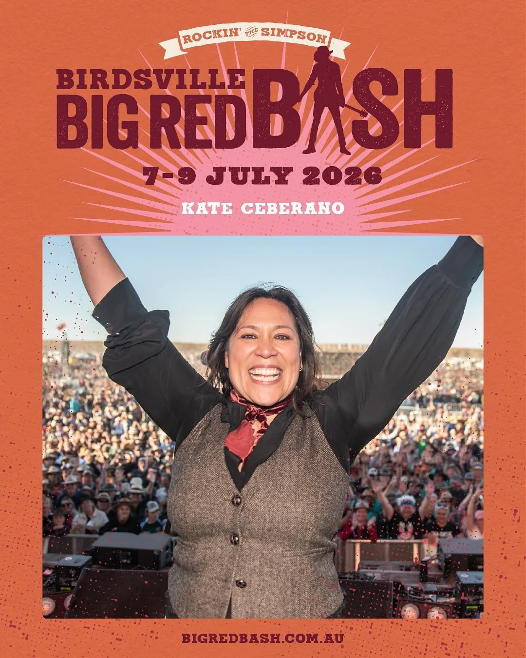 Heading back to the BIG RED BASH, red dirt and loads of awesome peeps and plenty of good times and life long memories!!!!! 
@bigredbash 2026 ON SALE NOW! 
The world’s most remote music festival 🚐🎸
It’s three days of music, camping an