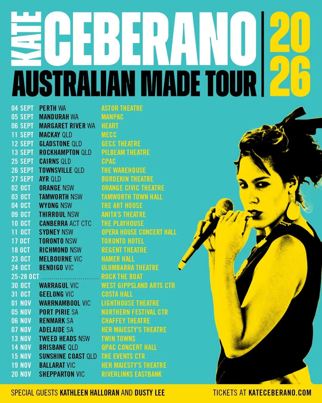 ⏰ Heads up gang, many of the shows down to final tickets 🎟️!

&ldquo;No words can truly put just how good this show is, you walk alongside Ceberano as she takes you on a trip like no other,&nbsp;one of the best shows you will see this or any year.&r