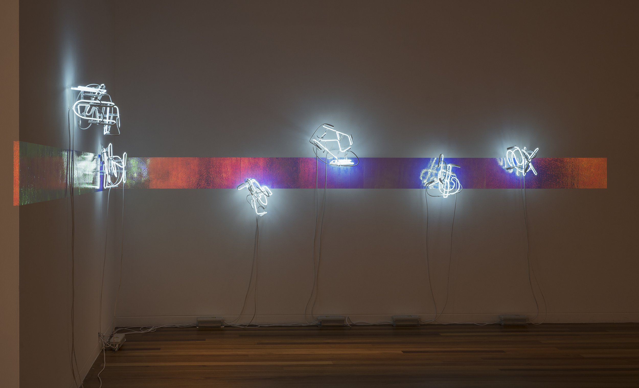 Lorem ipsum, installation view, 2025, photo courtesy of Canberra Contemporary, Alexander Boynes and Benjamin Shingles. Photo credit Brenton McGeachie