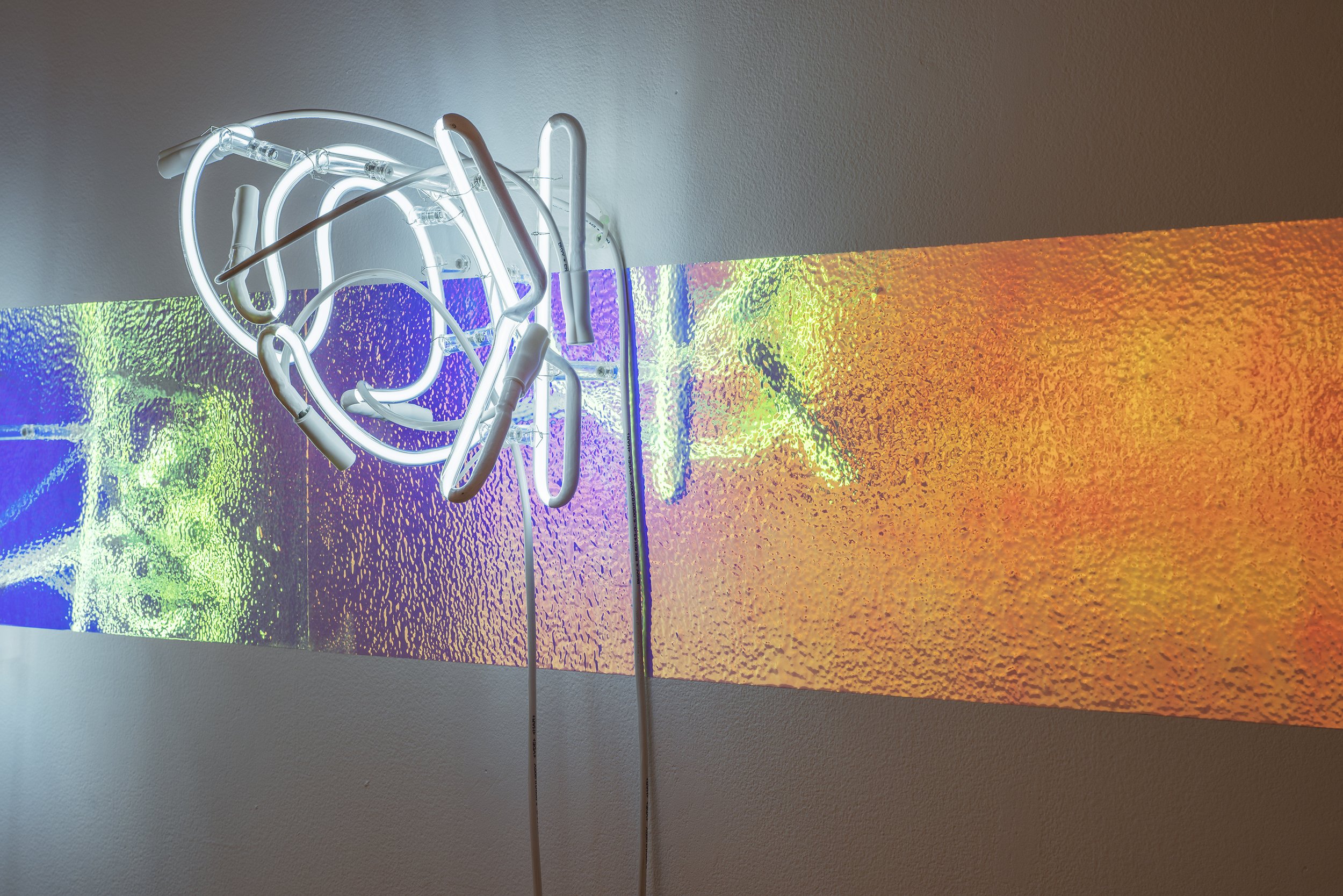 Lorem ipsum, installation view, 2025, photo courtesy of Canberra Contemporary, Alexander Boynes and Benjamin Shingles. Photo credit Brenton McGeachie