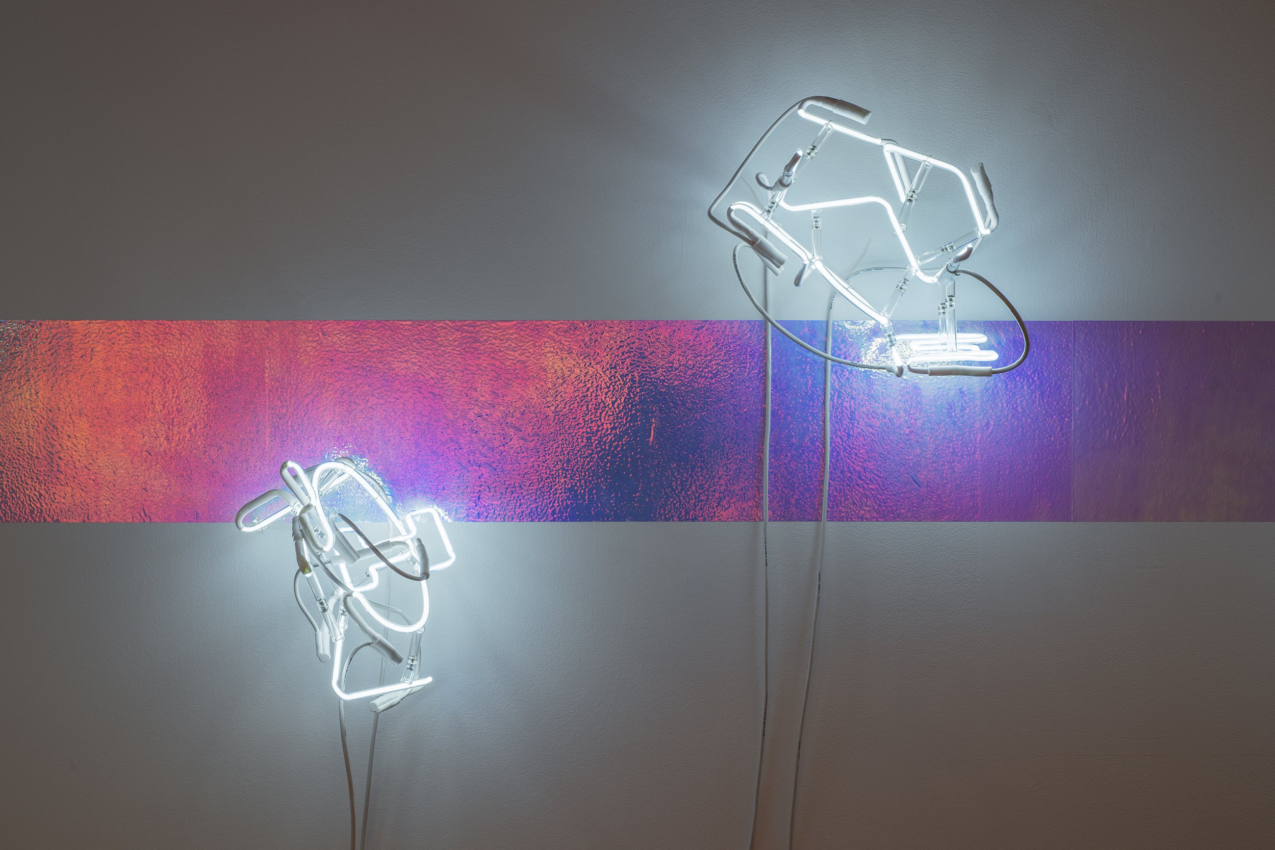 Lorem ipsum, installation view, 2025, photo courtesy of Canberra Contemporary, Alexander Boynes and Benjamin Shingles. Photo credit Brenton McGeachie