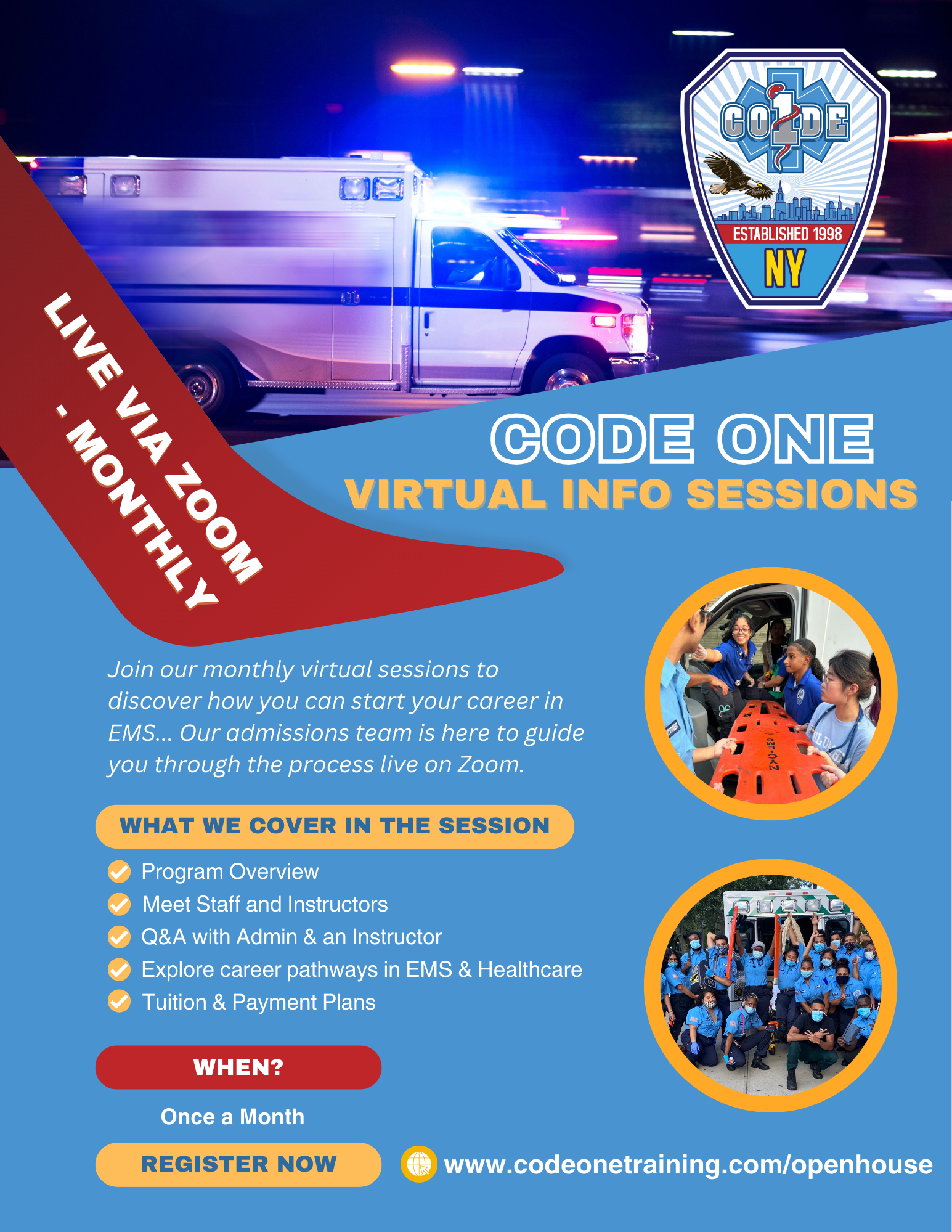 Open House | Join Our Healthcare Training Today — Code One