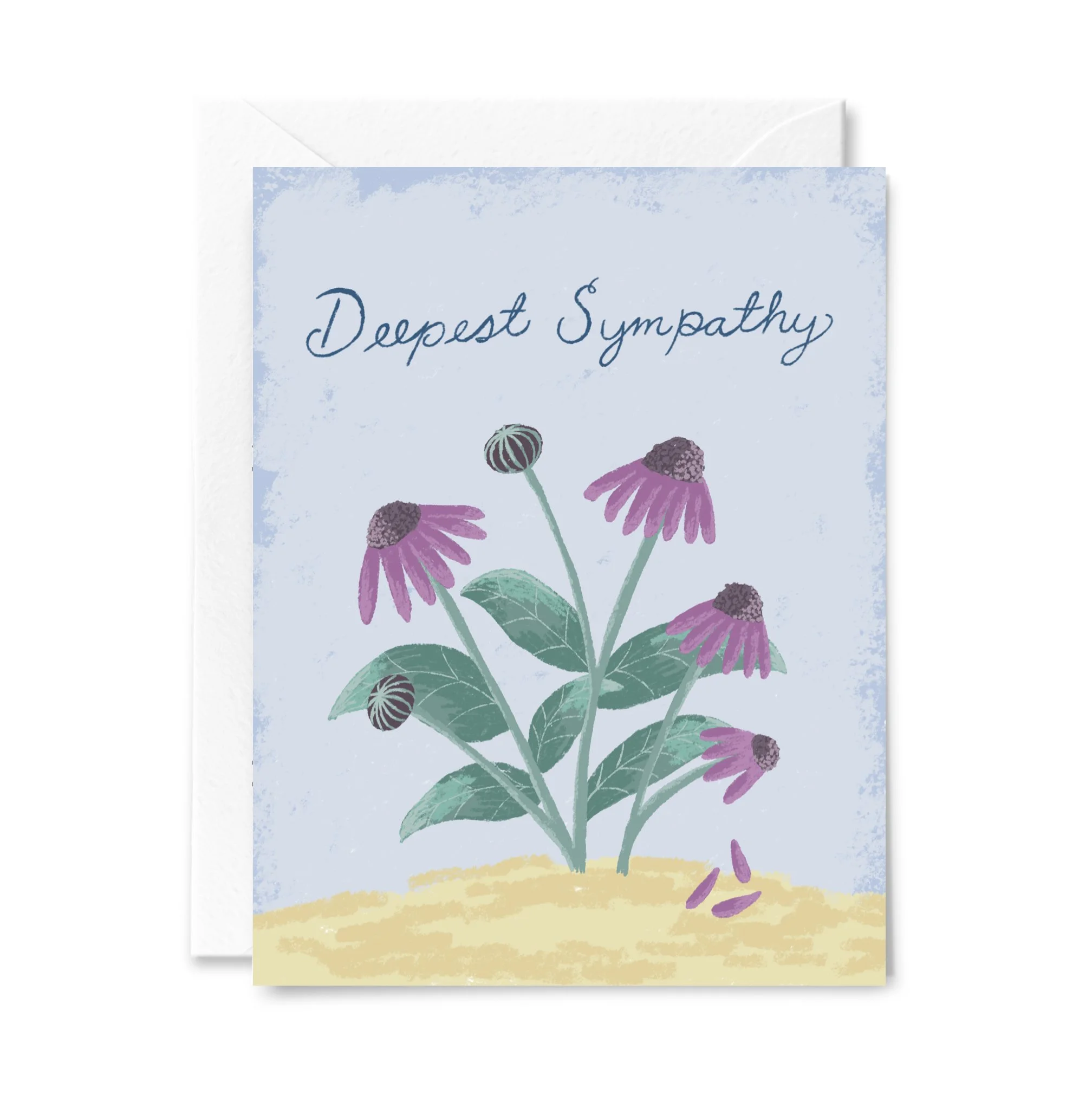 Deepest Sympathy Flower Card