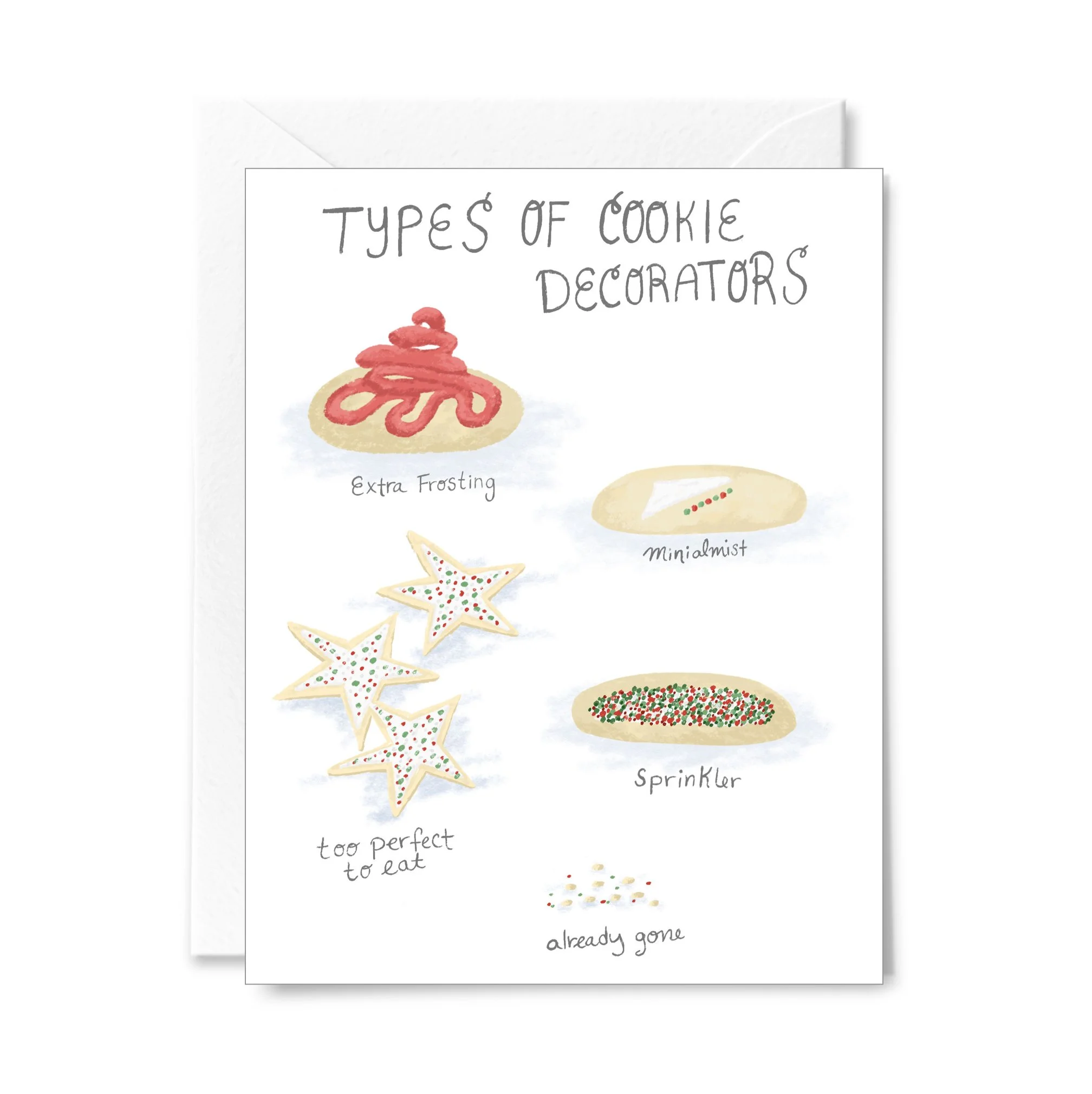 Cookie Decorator Christmas Card