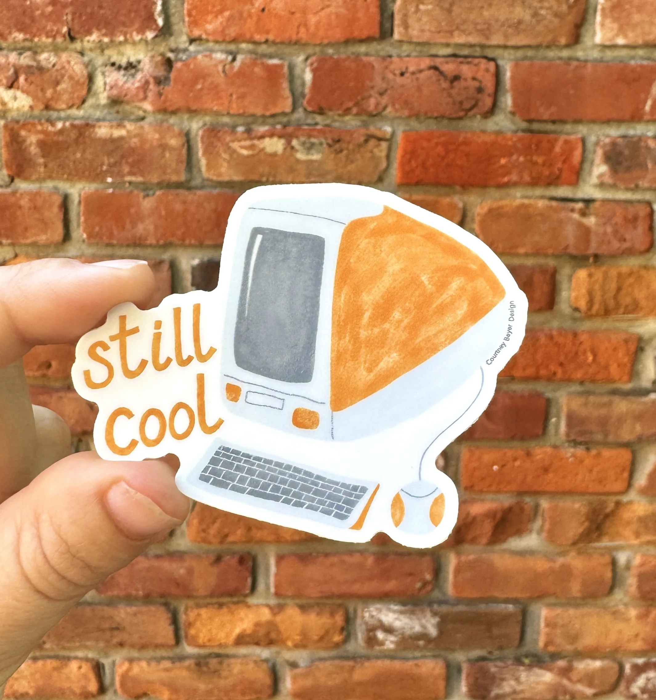 iMac Apple Computer Vinyl Sticker