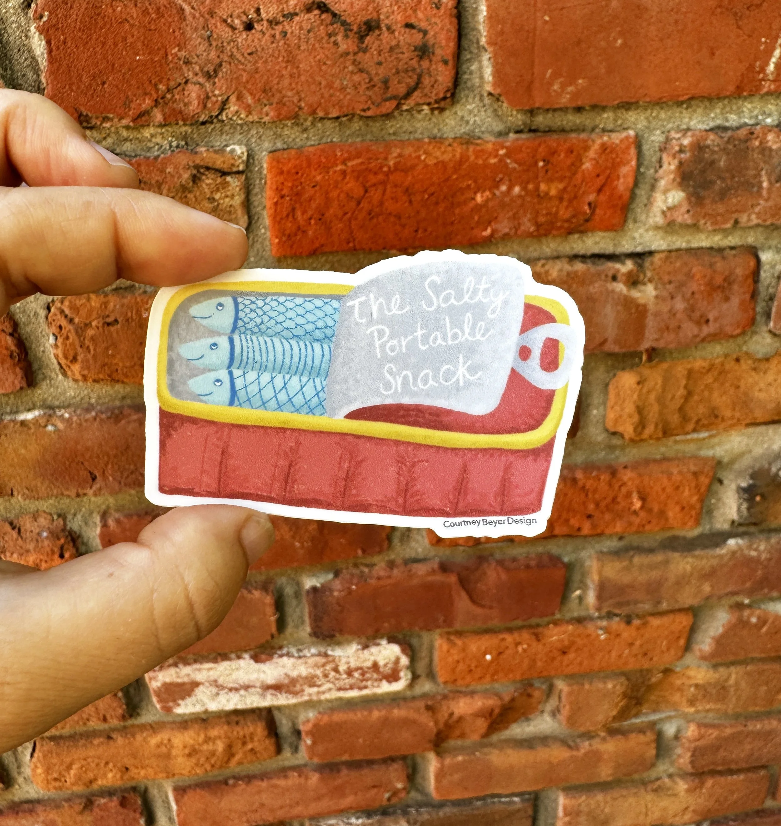 Tinned Fish Vinyl Sticker