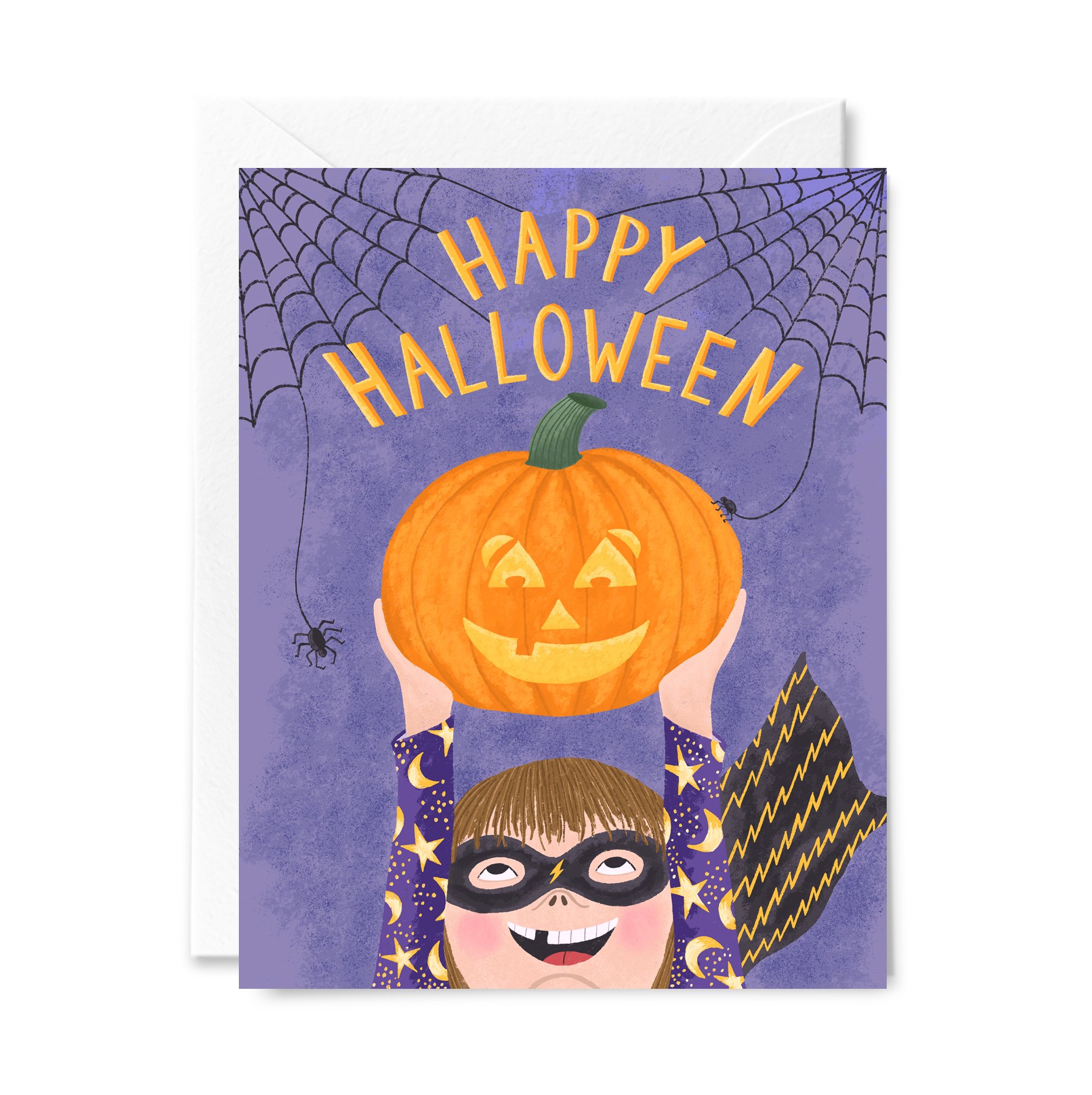 Jack-o-Lantern Halloween Card