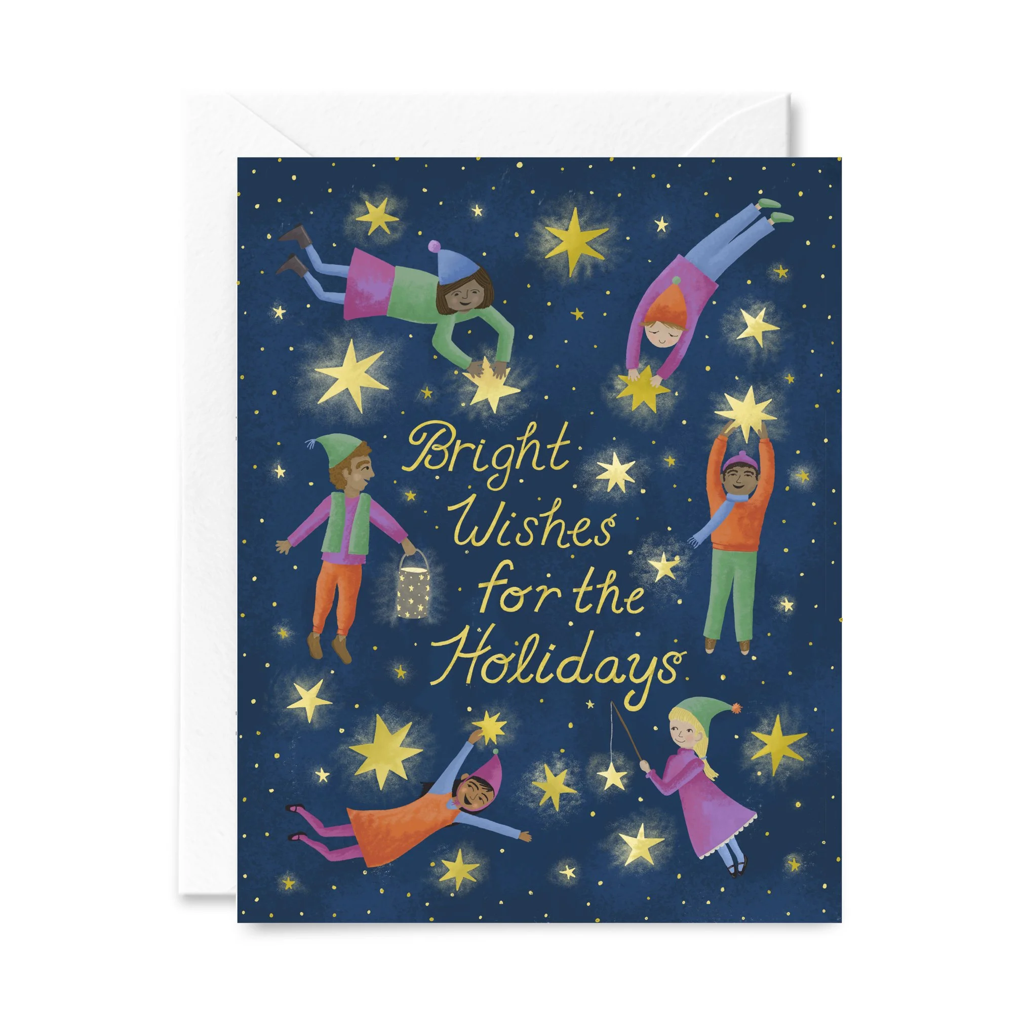 Bright Wishes for the Holidays Greeting Card