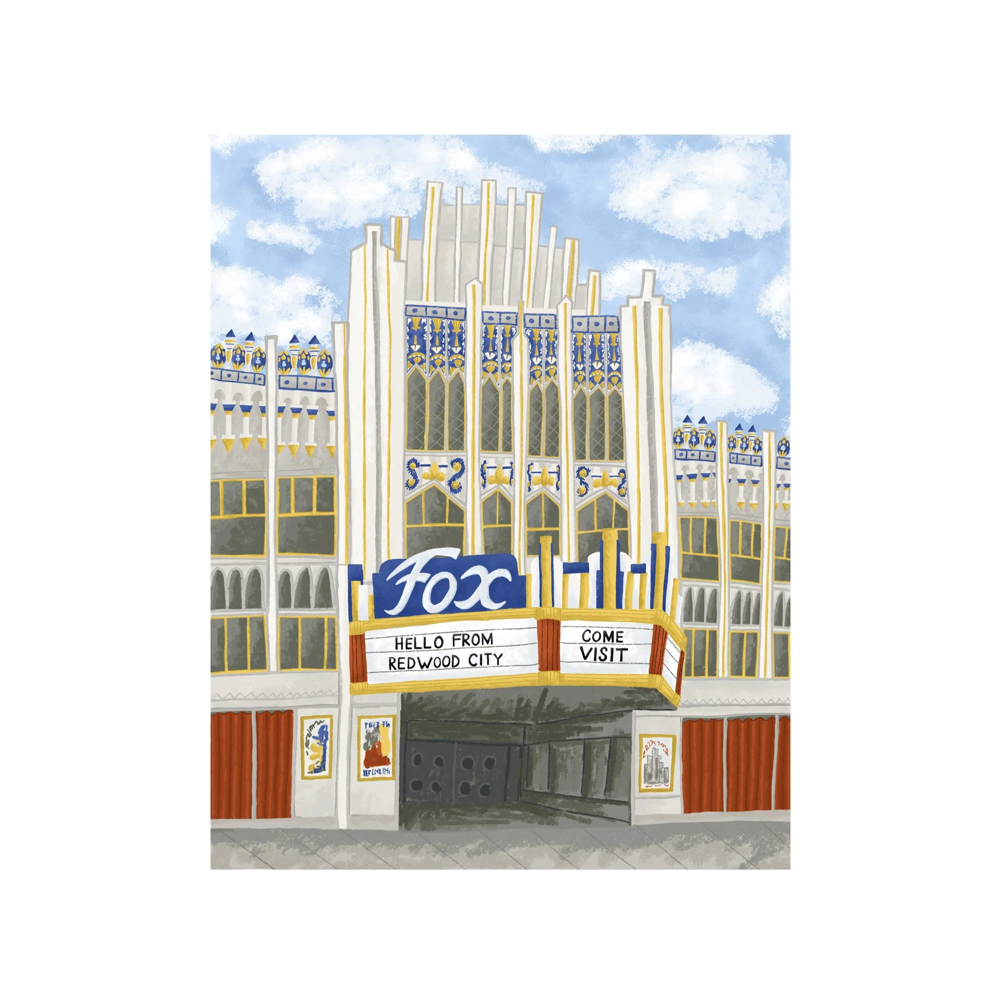 Fox Theatre Postcard