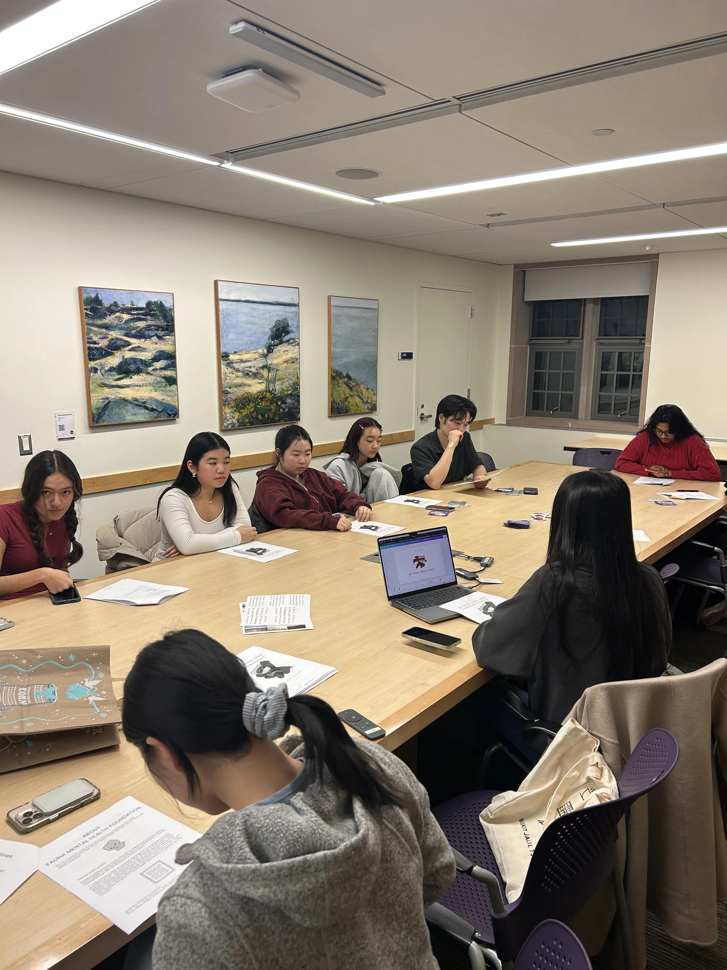 FAUNA and AAMH Burnout and Vision Board Collage event photos