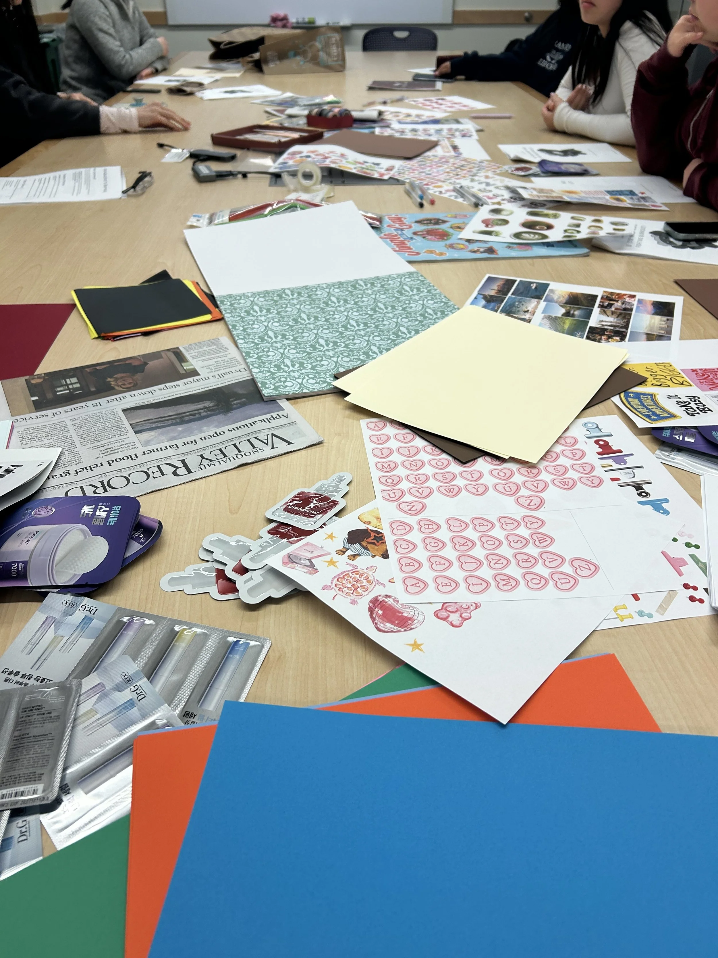 FAUNA and AAMH Burnout and Vision Board Collage event photos