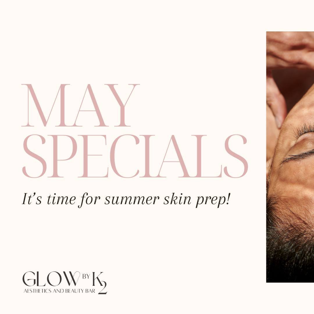 Happy May! This month, we are focusing on summer skin prep! ✨️ And, while you're at it, you can gift glowing skin to your mom for Mother's Day too! 💐⁠
⁠
May is also Skin Cancer Awareness month so we want to make sure that you stock up on quality sun