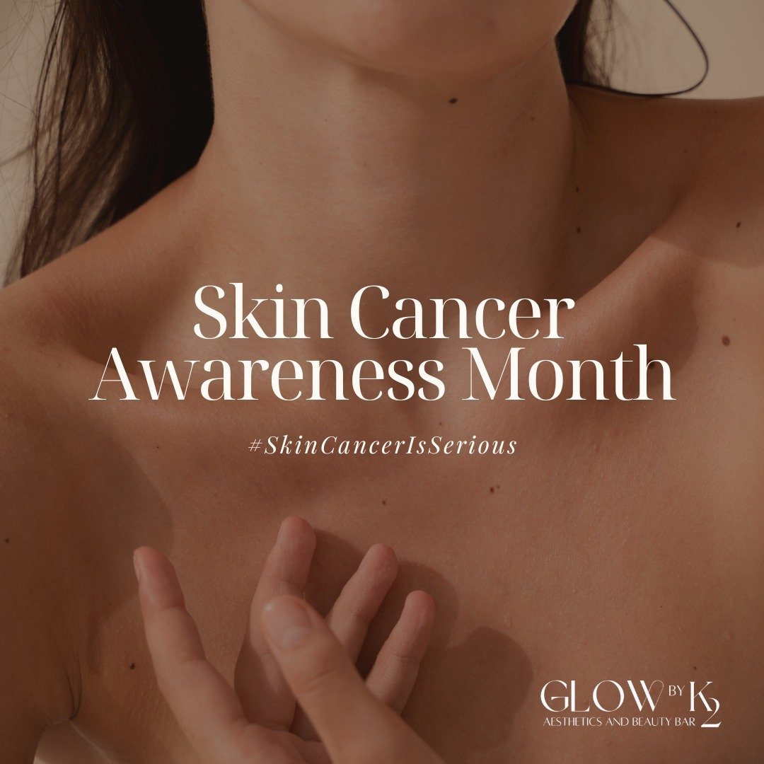 May is Skin Cancer Awareness Month so let's talk about your skin and the importance of taking care of it! 👏⁠
⁠
More people are diagnosed with skin cancer each year in the U.S. than all other cancers combined... Which means that 1 in 5 Americans will