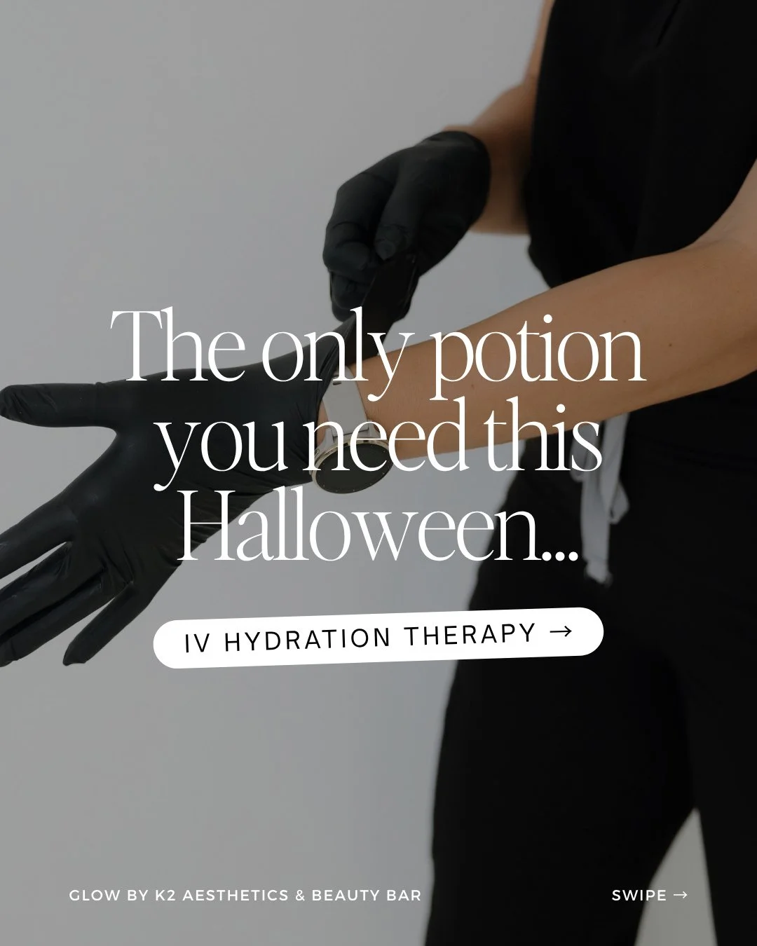 Feeling a little drained? 🧛&zwj;♀️ Give your body a little magic potion this Halloween season 🧪⁠
⁠
Our IV drips will have you revived and glowing again in no time! Perfect for boosting energy, hydration, and recovery this spooky season. 💧⁠
⁠
🧙&zw