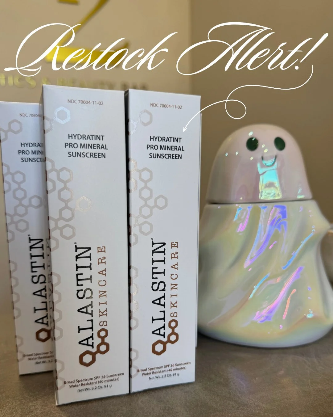 Restock Alert! 👻 Everyone's favorite tinted sunscreen is back! Get yours before it vanishes again! 😉
Don't forget - our Hallo-Glow sale is next Thursday & Friday! Products will be 30-31% and will go FAST! Shop early before things sell out! 