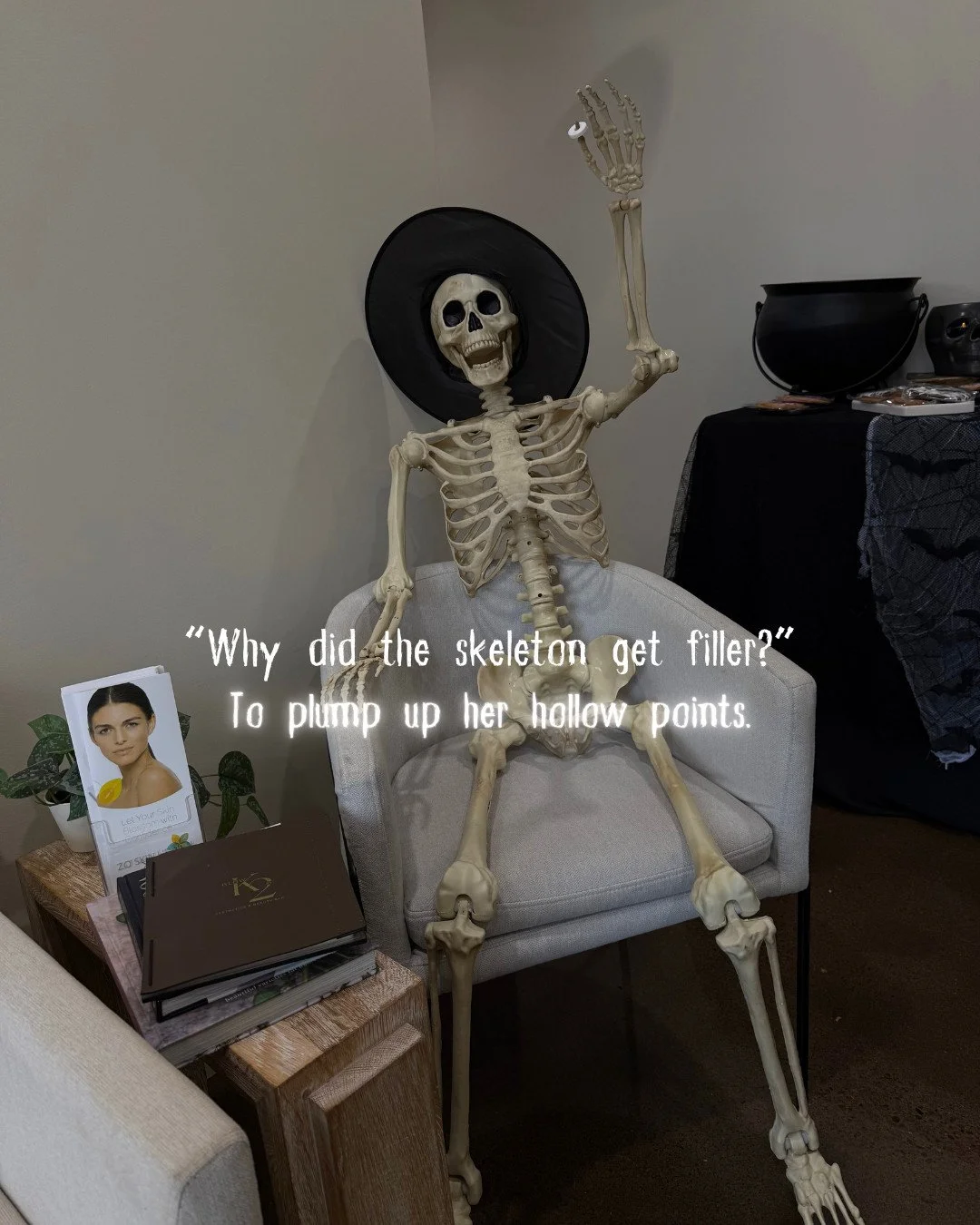 ⚠️ Caution: Killer jokes ahead. ☠️⁠
⁠
You know we live for spooky season at Glow by K2! We're so excited that our Hallo-GLOW sale is finally here! Happy haunting &amp; shopping! 👻⁠
⁠
Thursday, October 30th ⁠
🧴 30% Off All Skincare &amp; Hair Care P